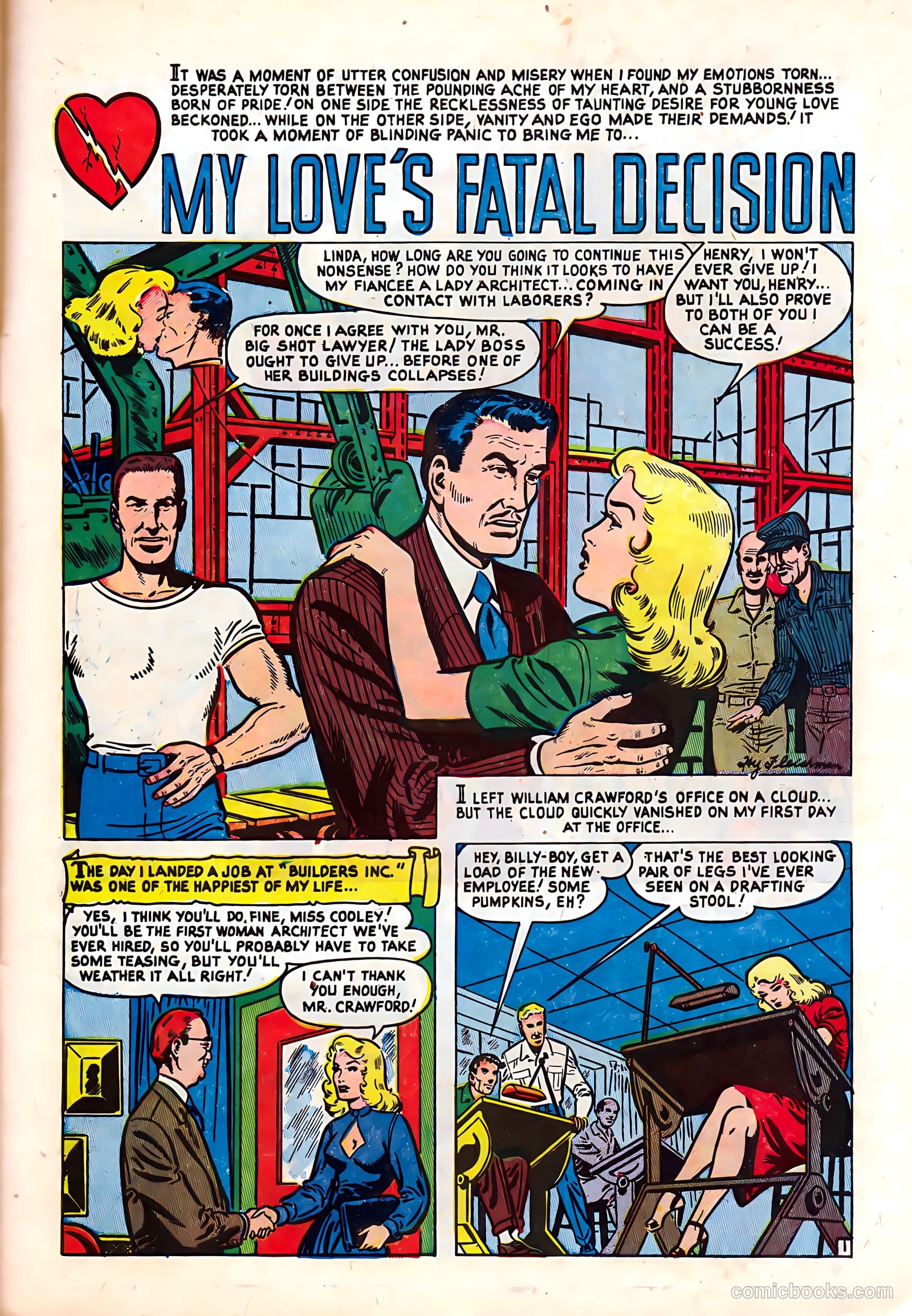 Romantic Hearts #9 (1954) — page 27 of 36