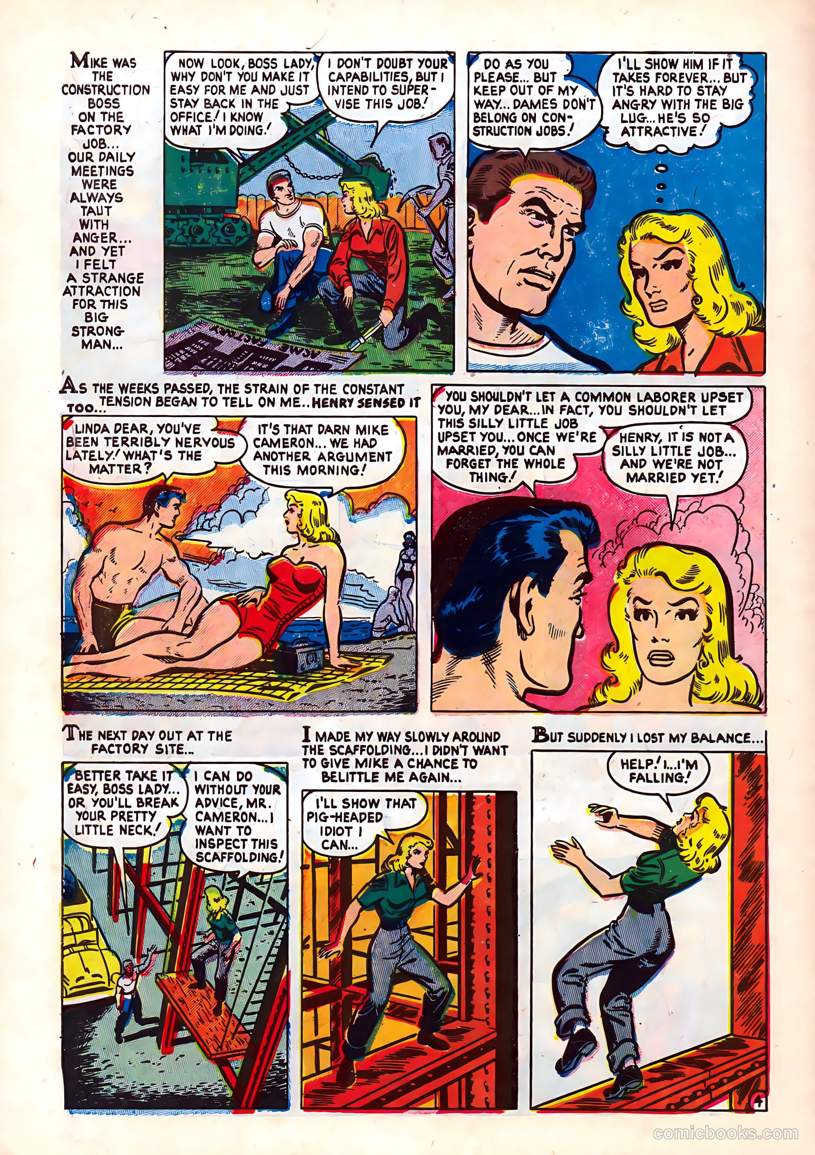 Romantic Hearts #9 (1954) — page 30 of 36