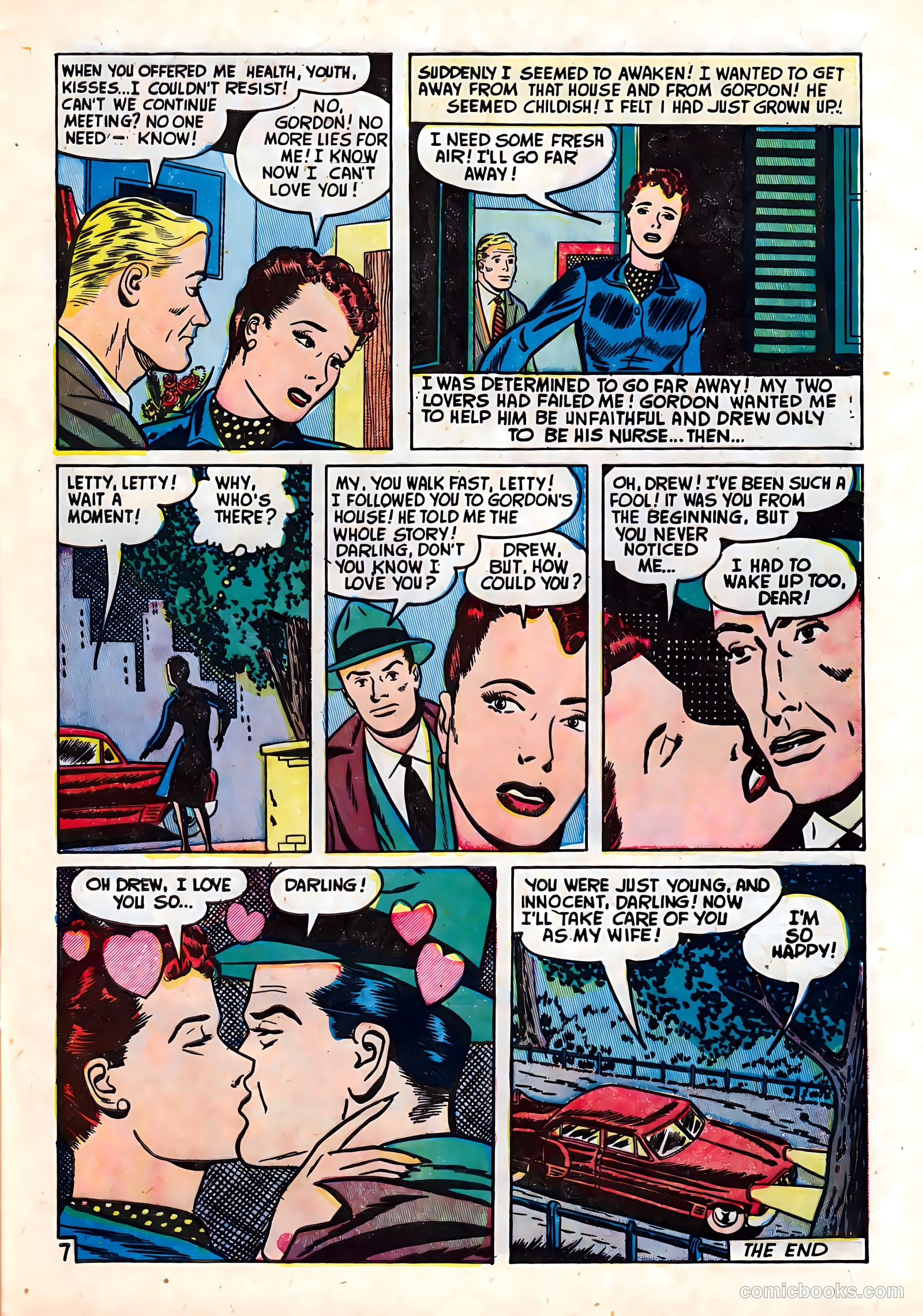 Romantic Hearts #9 (1952) — page 9 of 36