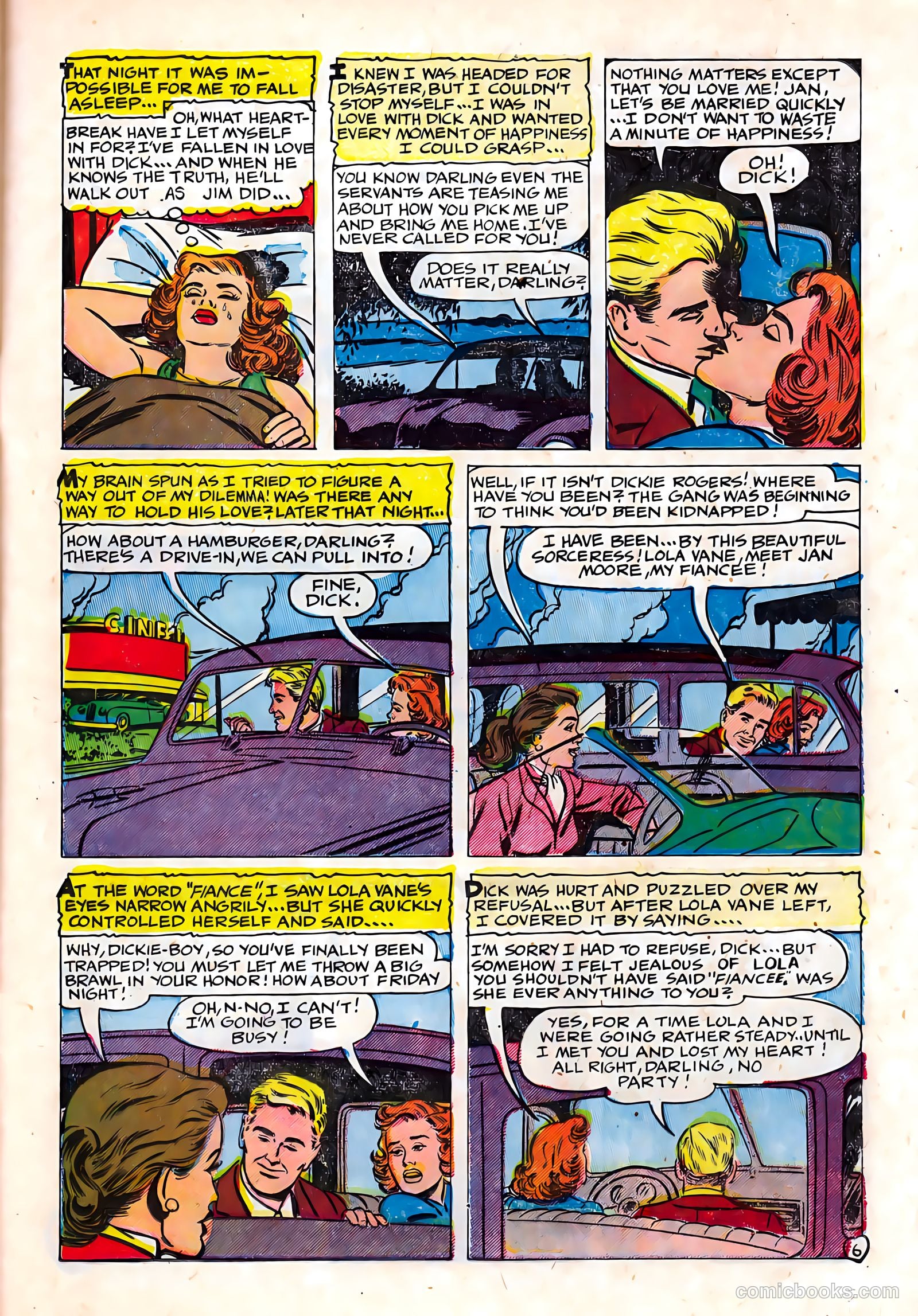 Romantic Hearts #9 (1952) — page 25 of 36