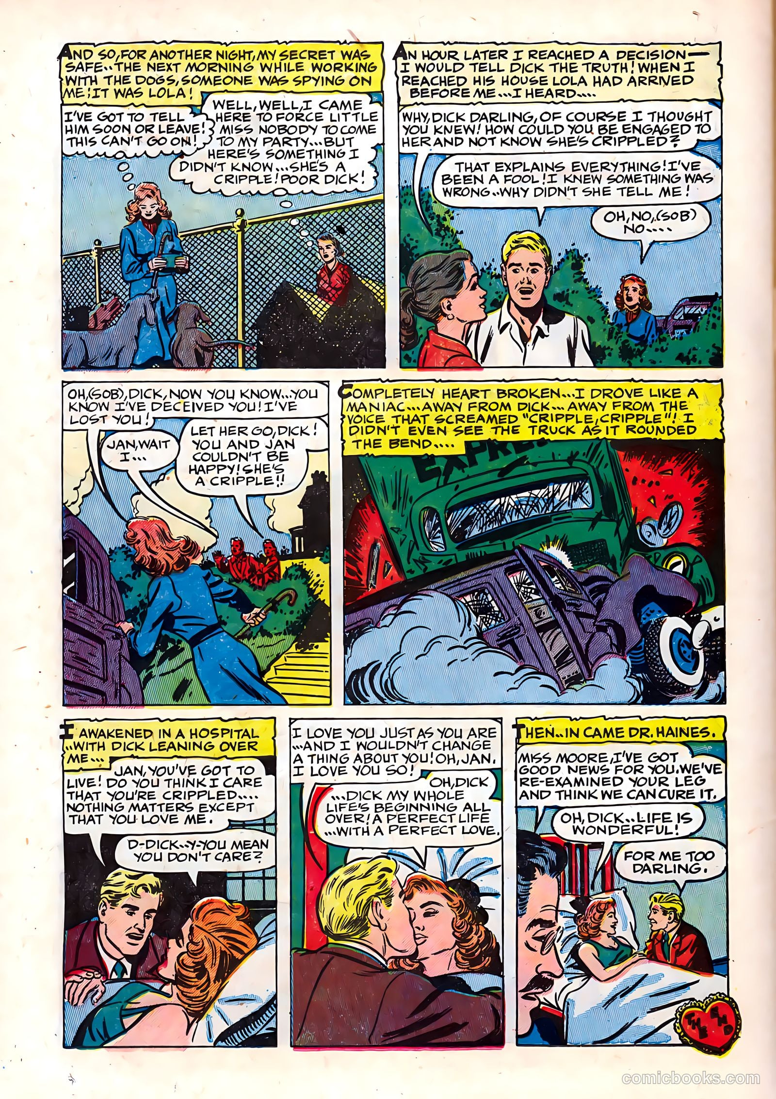 Romantic Hearts #9 (1952) — page 26 of 36