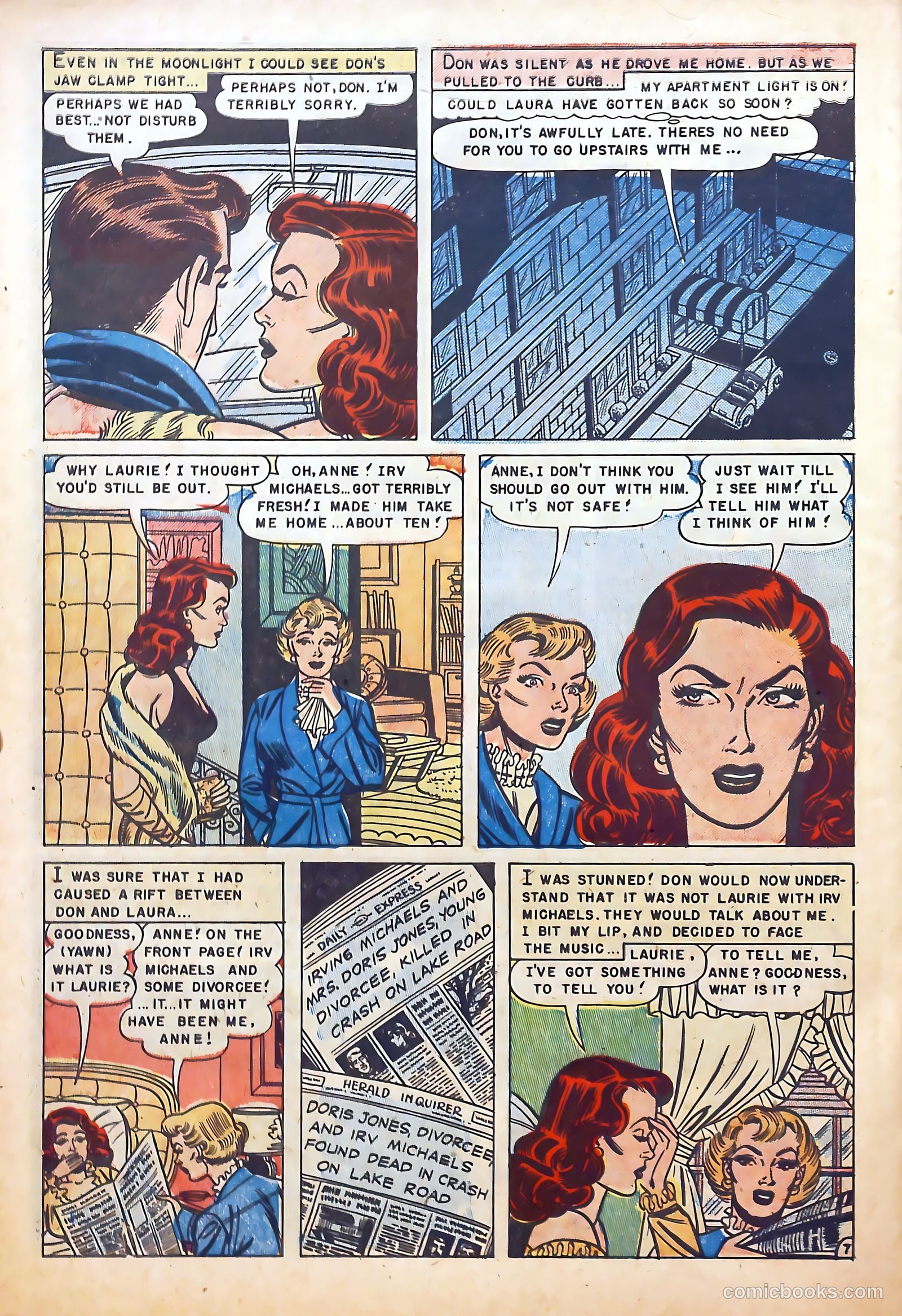 Romantic Love #20 (1954) — page 32 of 36