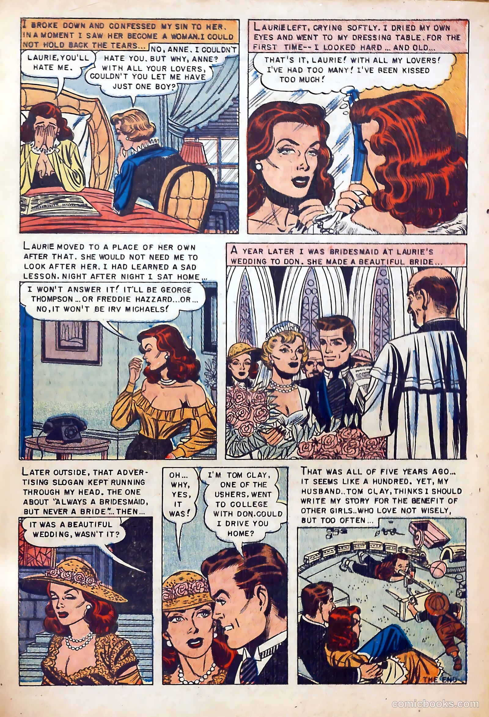 Romantic Love #20 (1954) — page 33 of 36