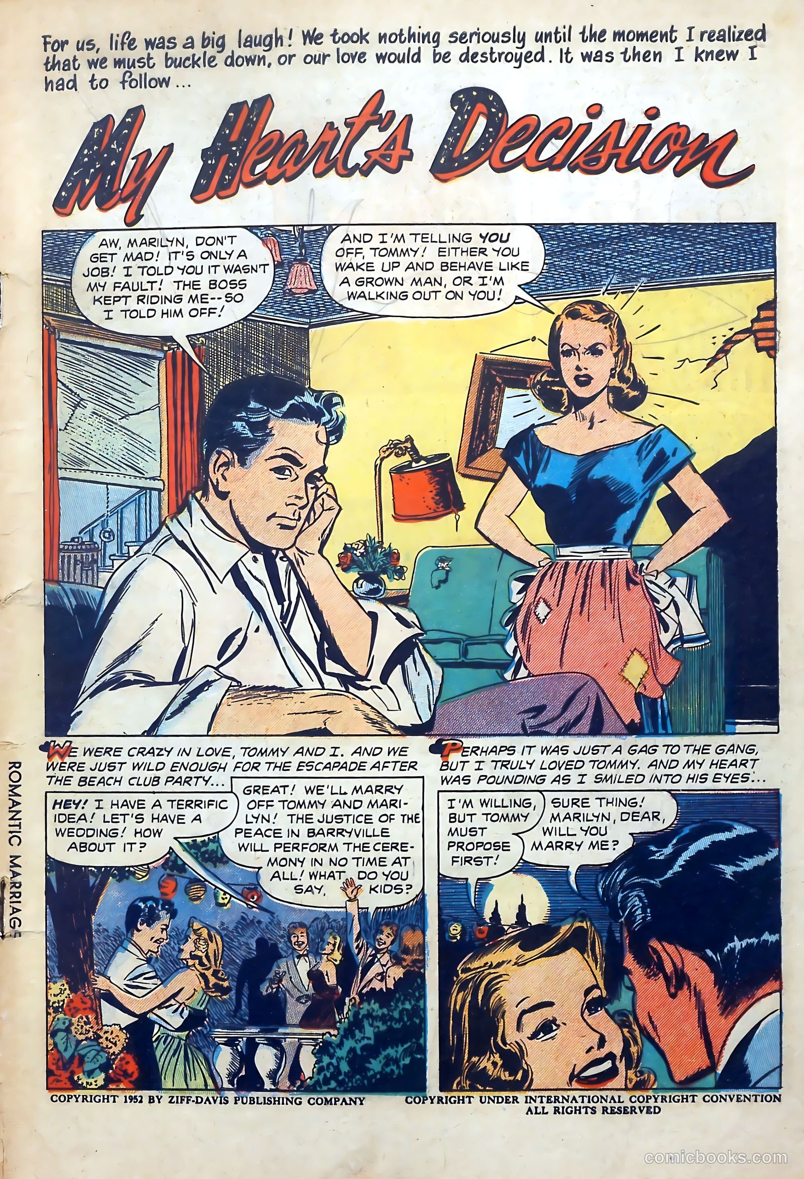 Romantic Marriage #11 (1952) — page 3 of 52