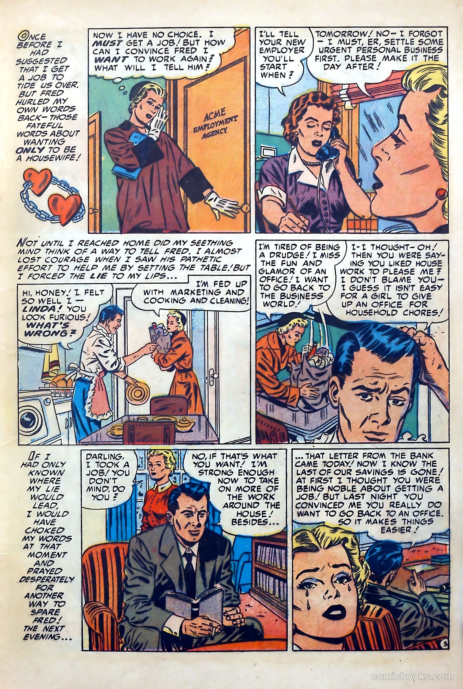 Romantic Marriage #11 (1952) — page 19 of 53