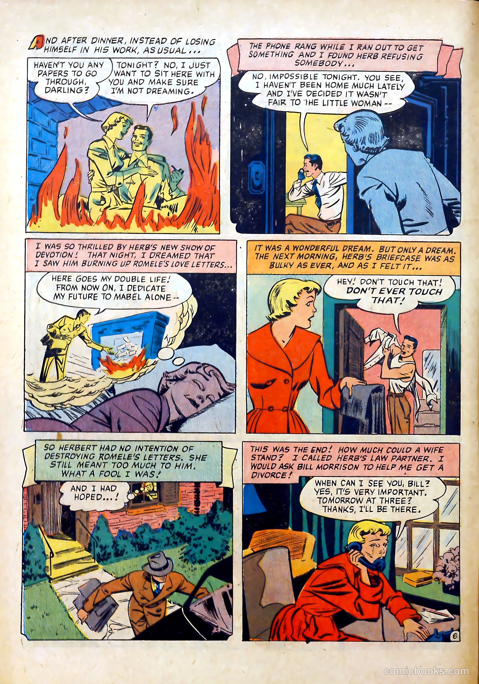 Romantic Marriage #3 (1950) — page 8 of 52
