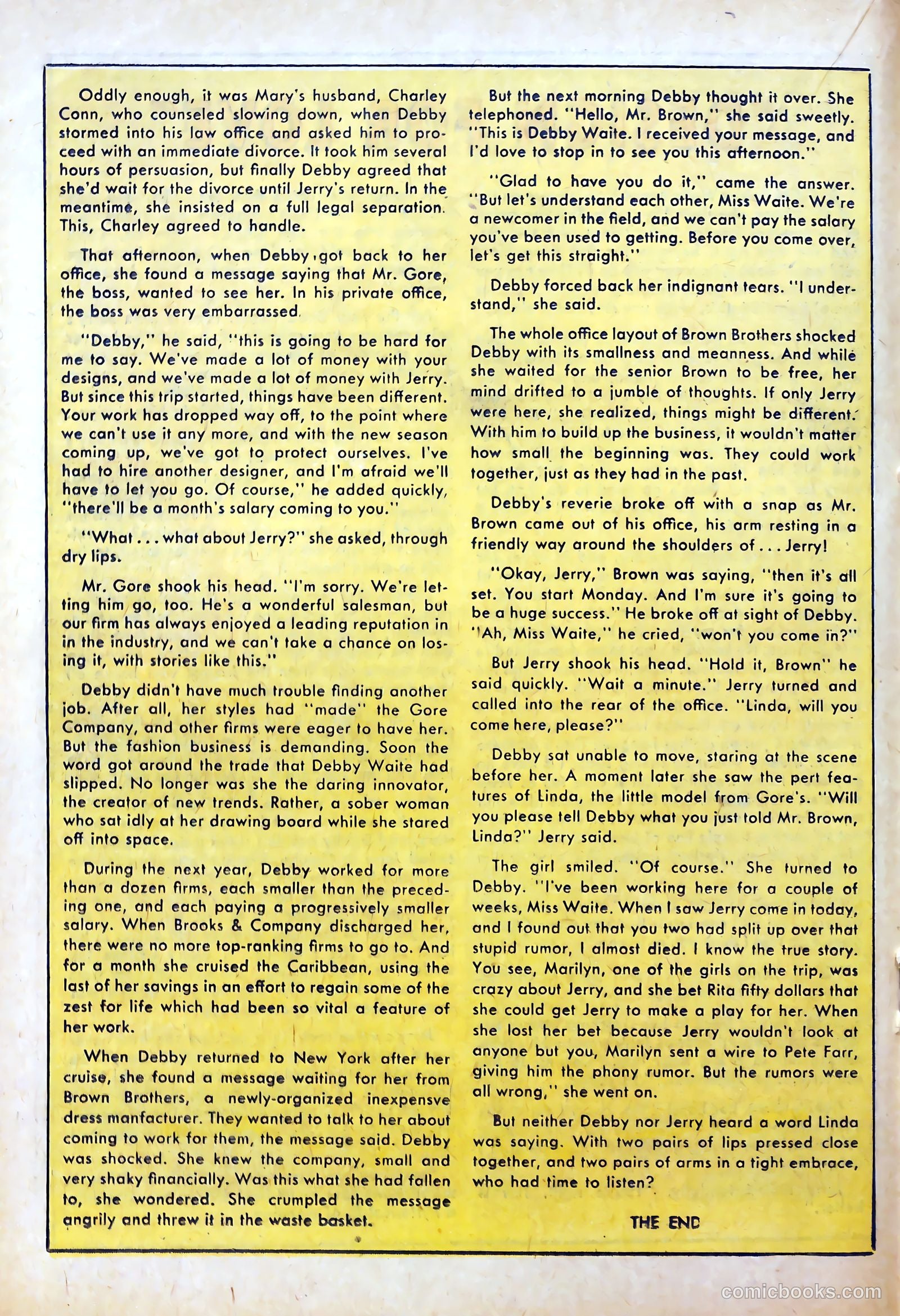 Romantic Marriage #3 (1950) — page 26 of 53