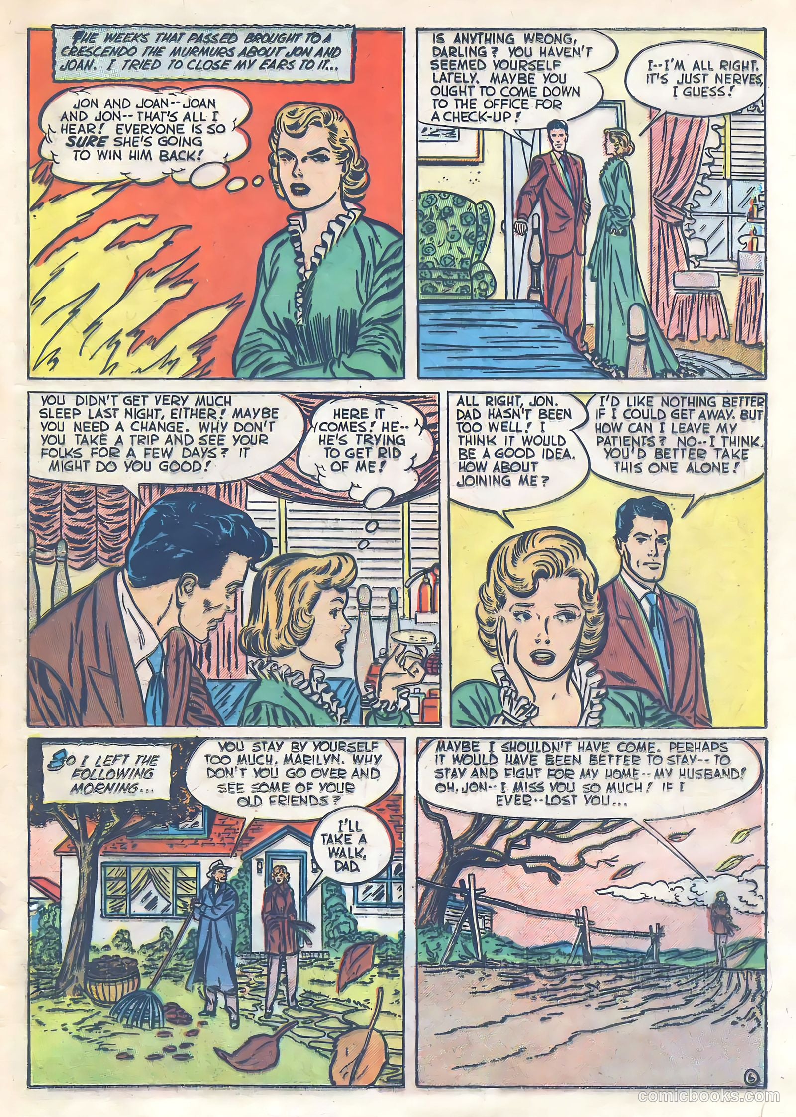 Romantic Marriage #4 (1950) — page 17 of 52