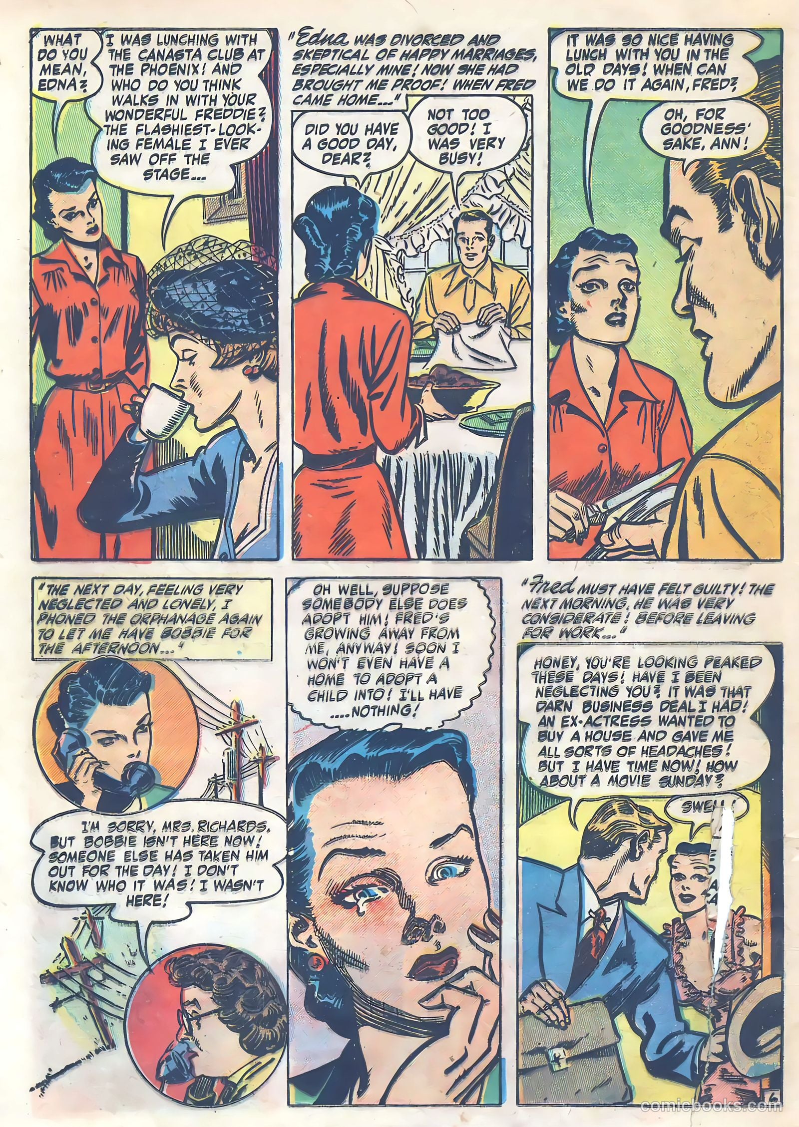 Romantic Marriage #4 (1950) — page 36 of 52