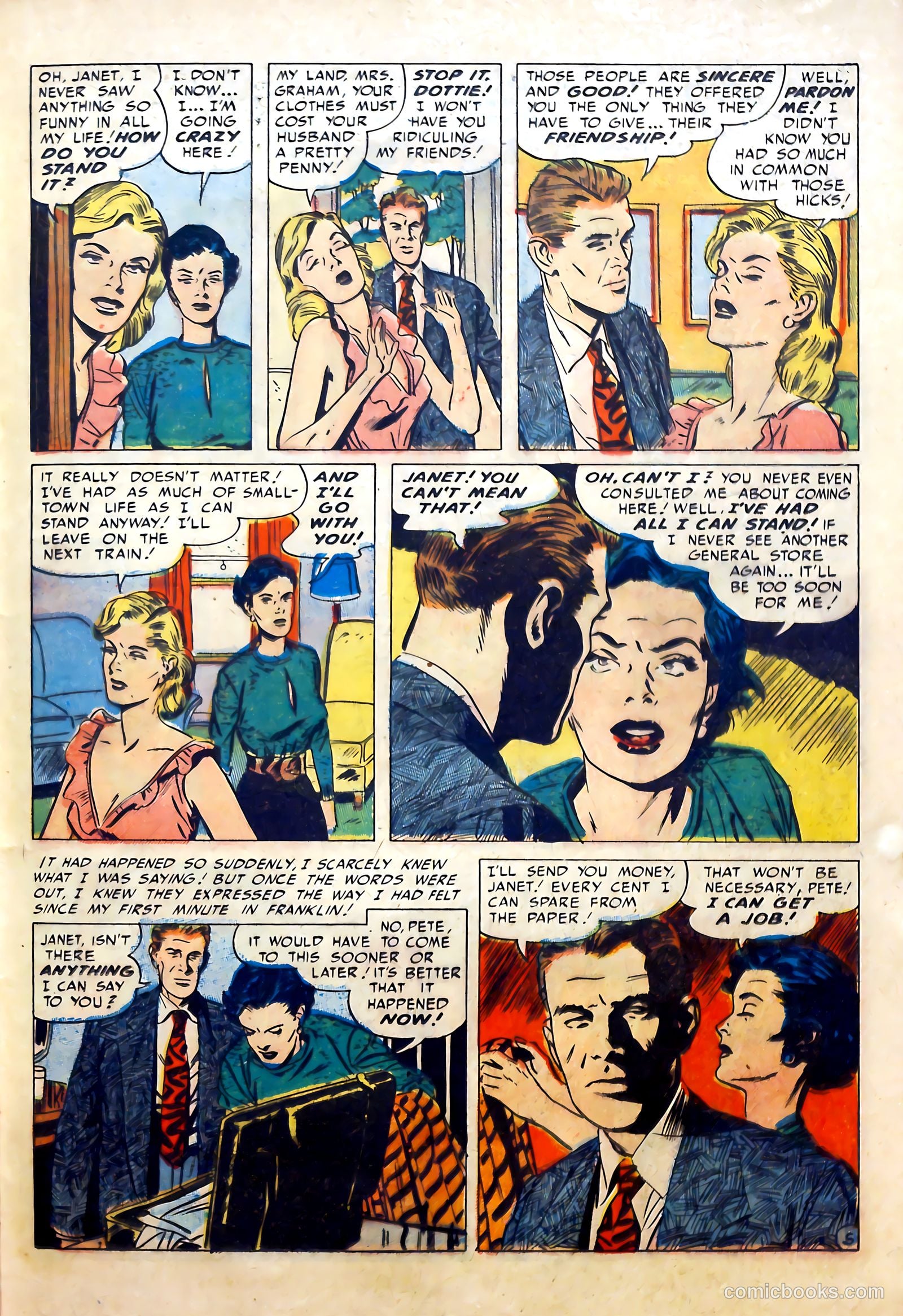 Romantic Marriage #7 (1951) — page 37 of 52