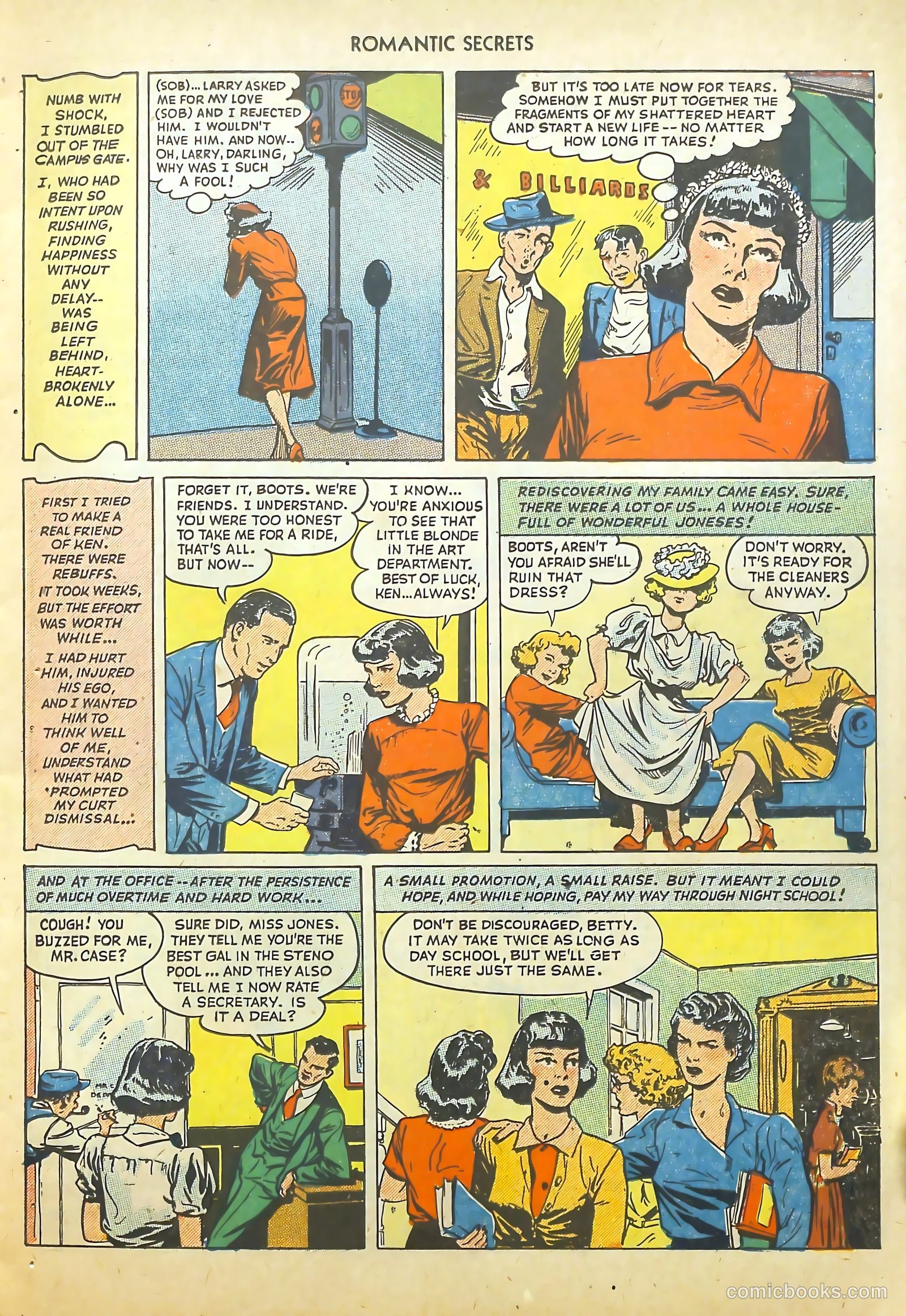 Romantic Secrets #1 (1949) — page 15 of 52