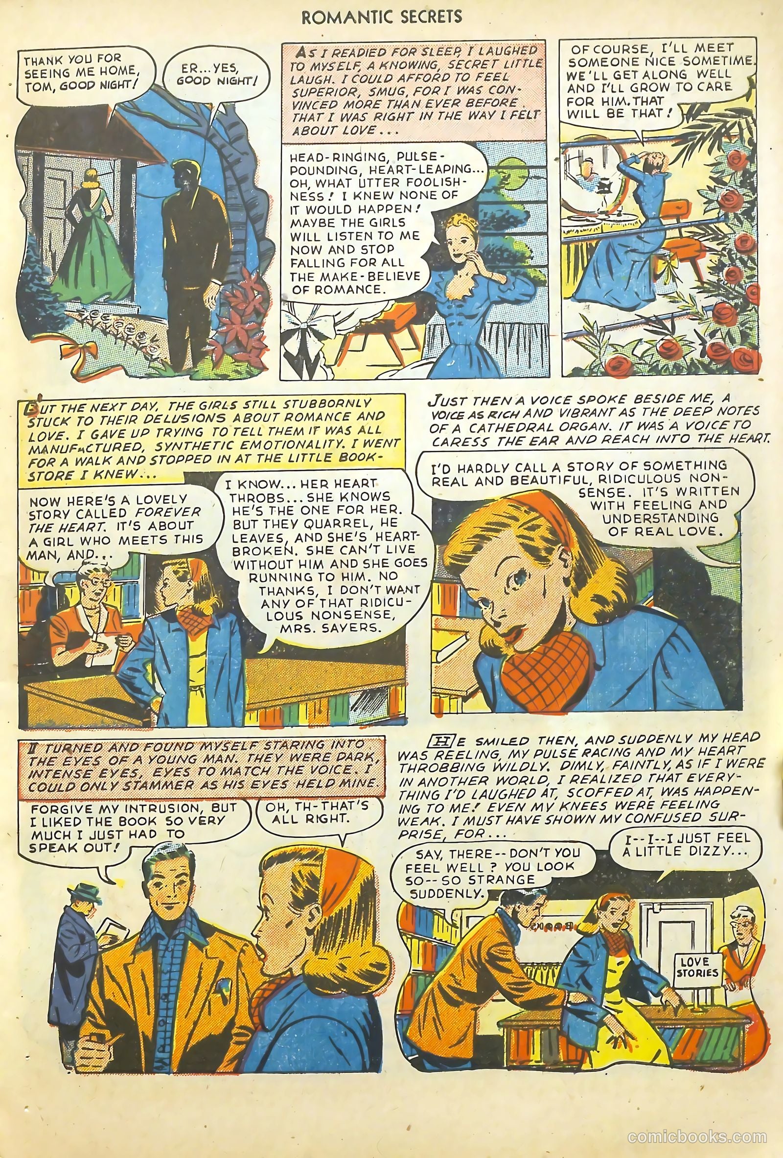Romantic Secrets #1 (1949) — page 19 of 52