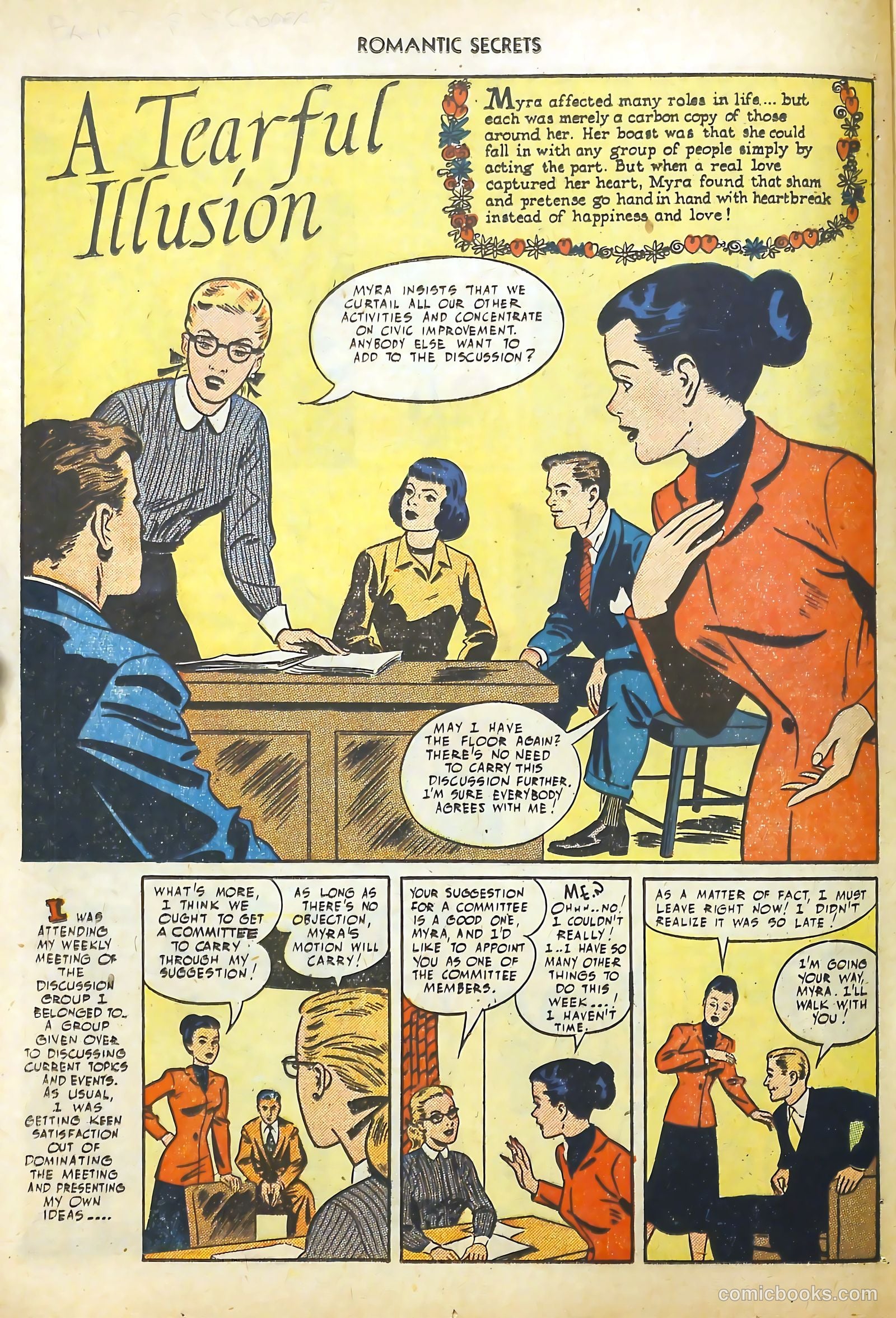 Romantic Secrets #1 (1949) — page 28 of 52