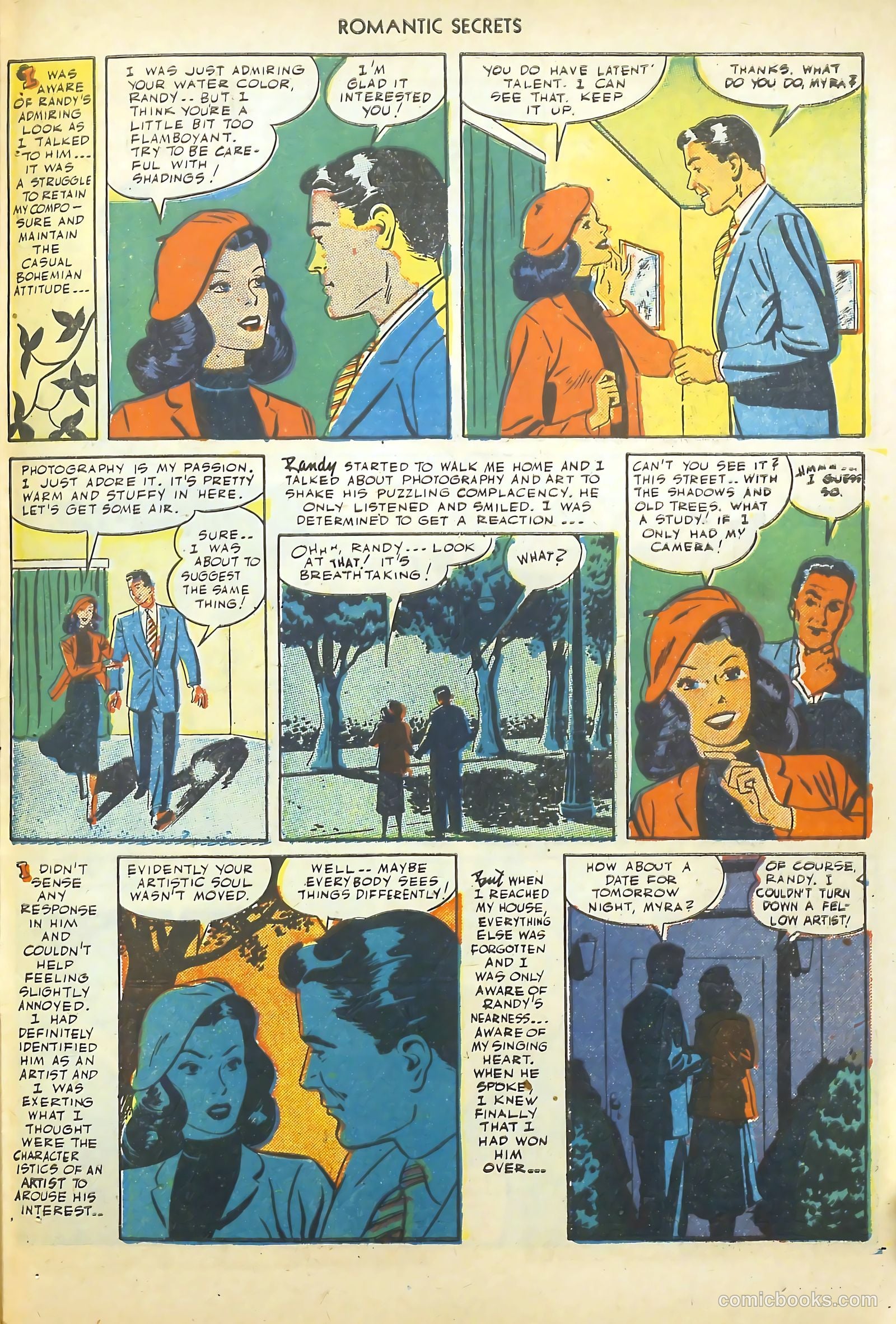 Romantic Secrets #1 (1949) — page 31 of 52