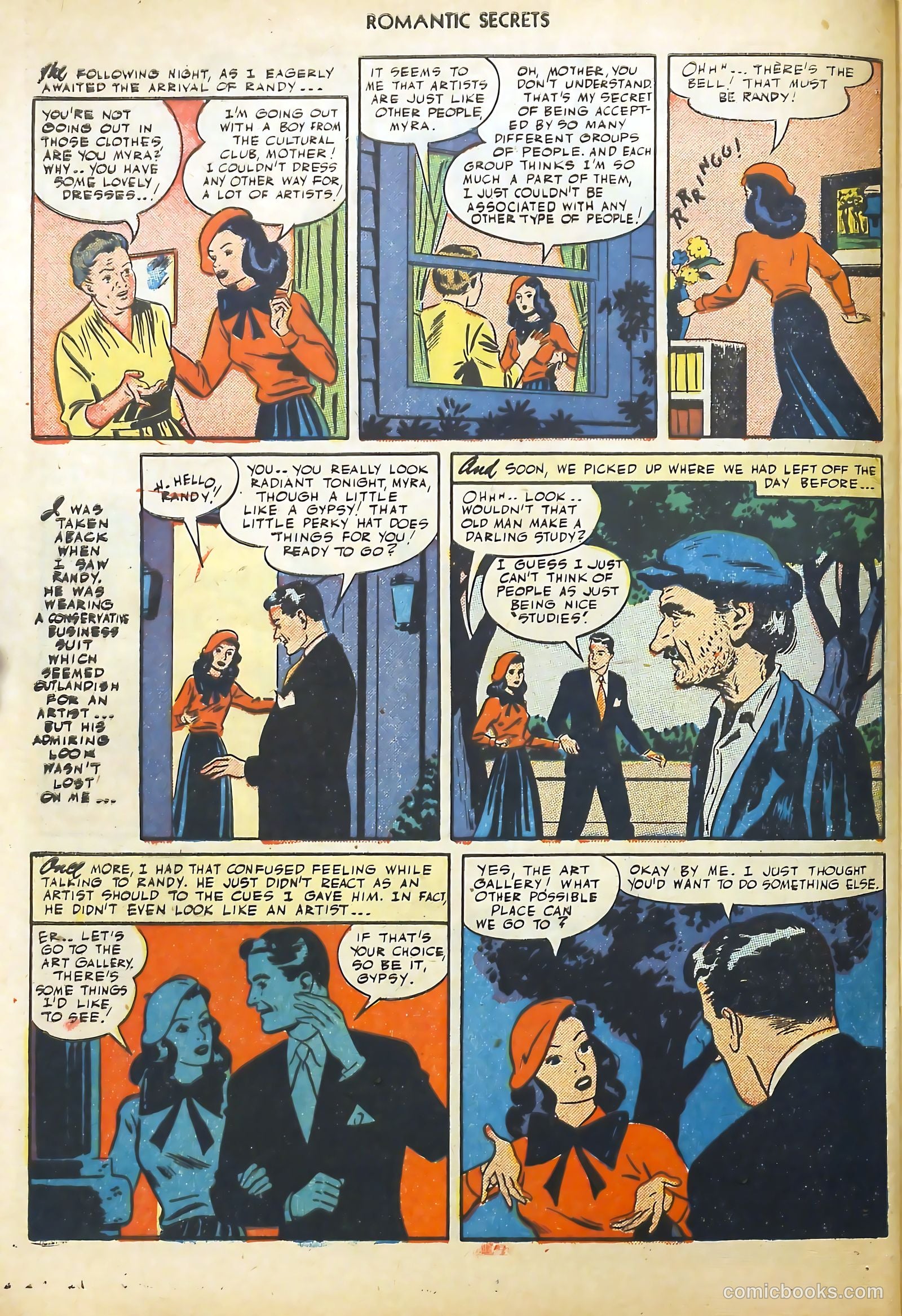 Romantic Secrets #1 (1949) — page 32 of 52