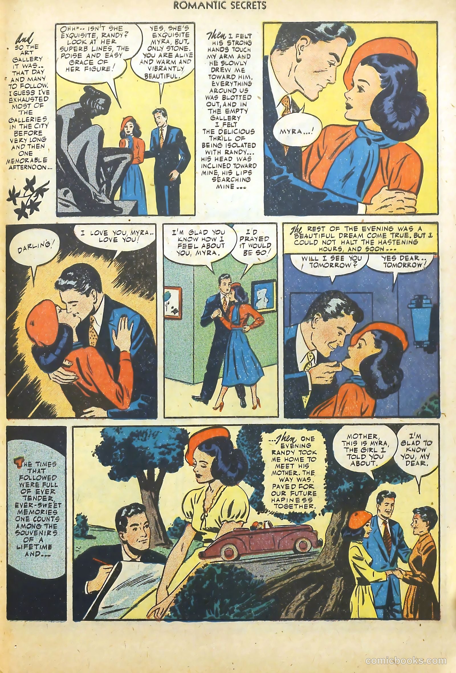 Romantic Secrets #1 (1949) — page 33 of 52