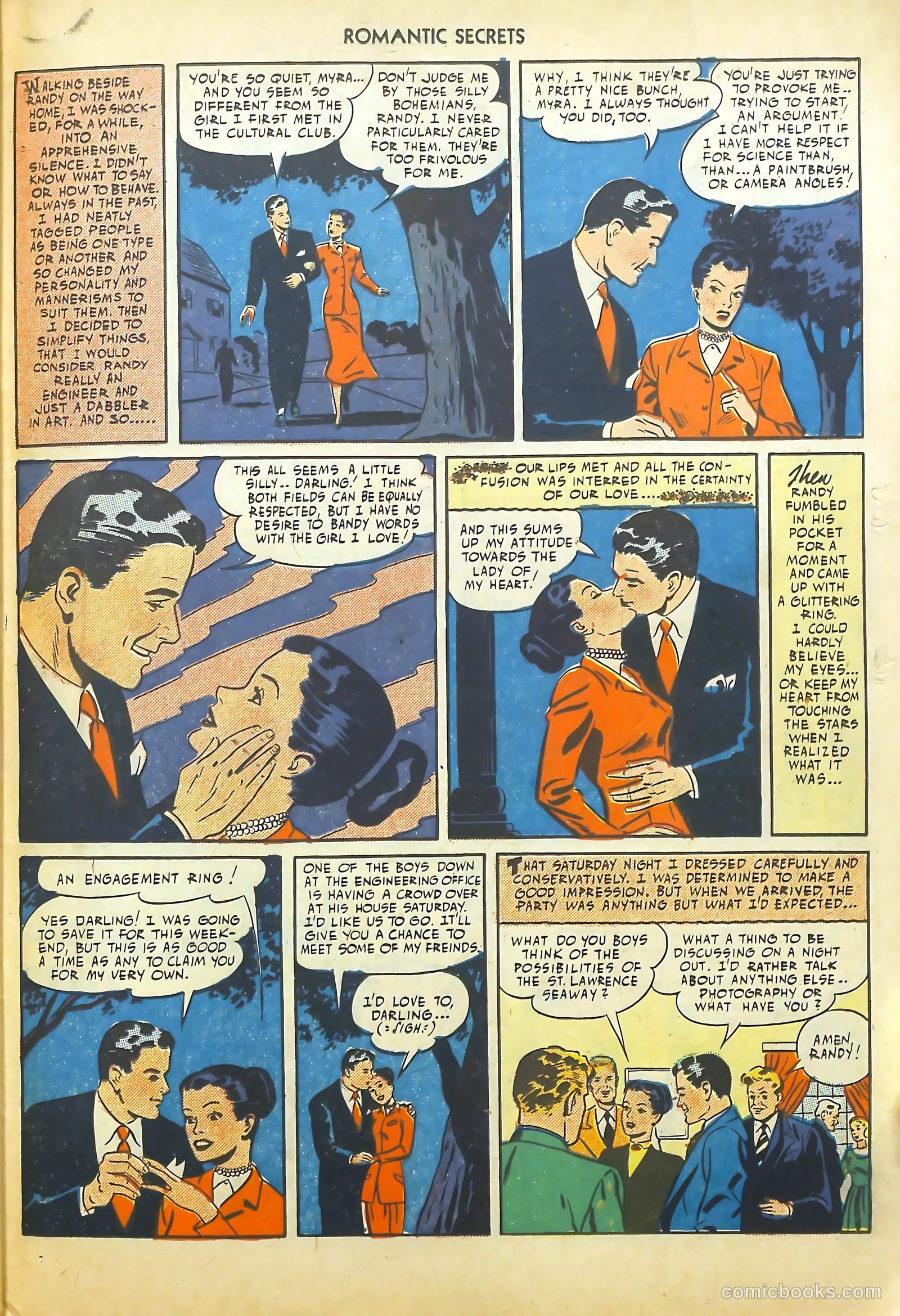 Romantic Secrets #1 (1949) — page 35 of 52