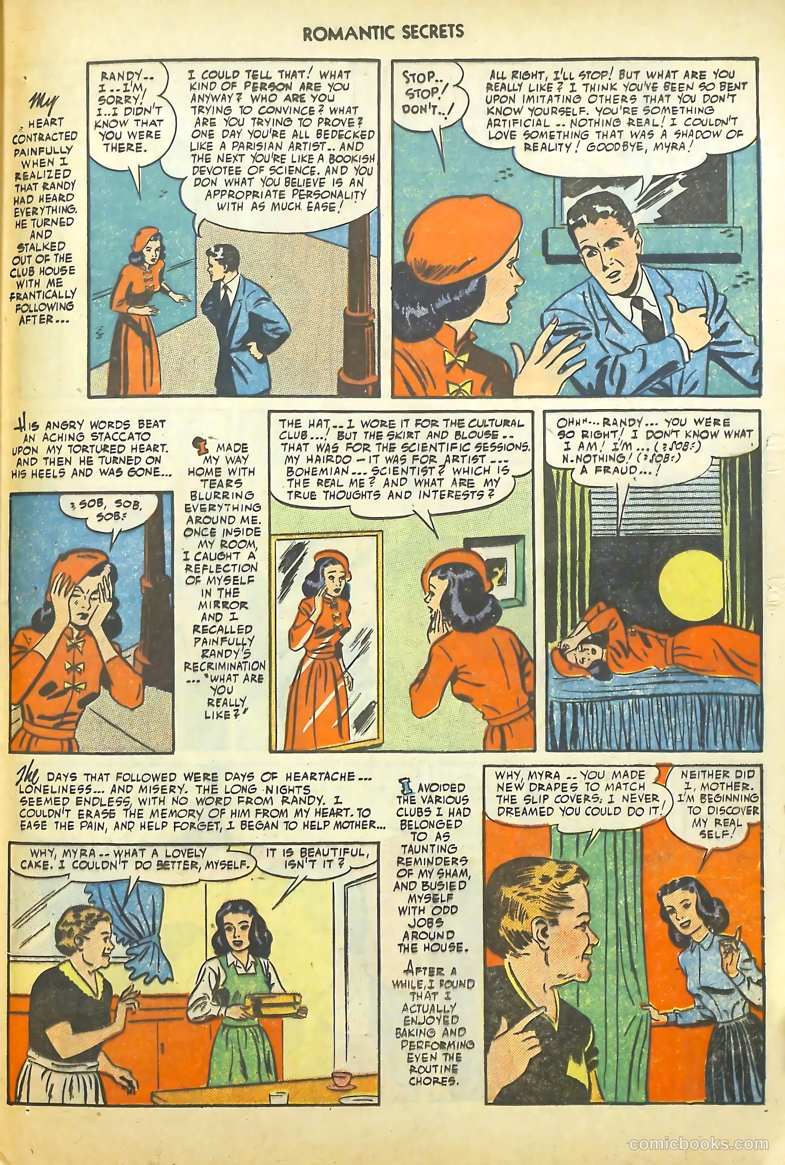 Romantic Secrets #1 (1949) — page 37 of 52