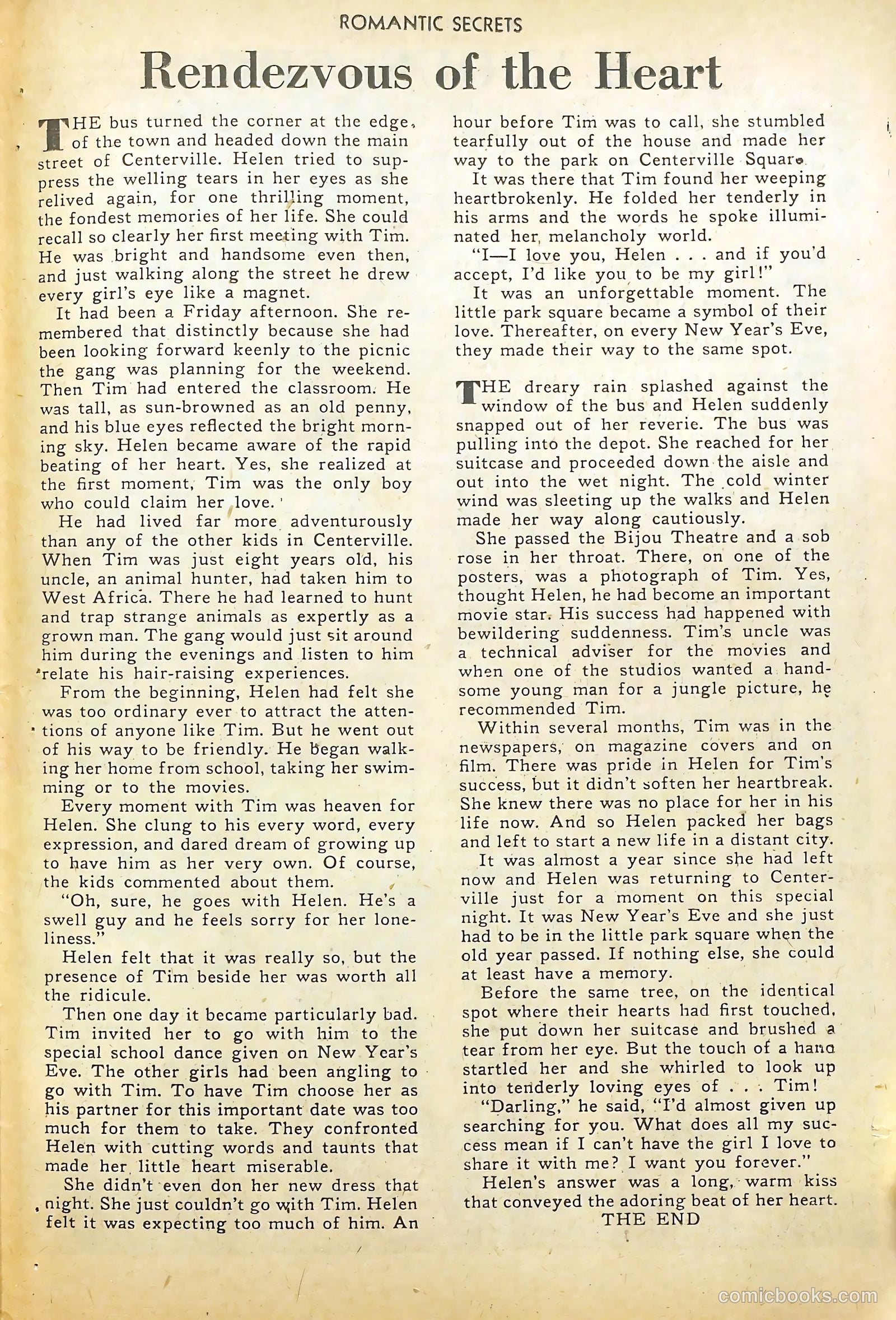 Romantic Secrets #1 (1949) — page 39 of 52