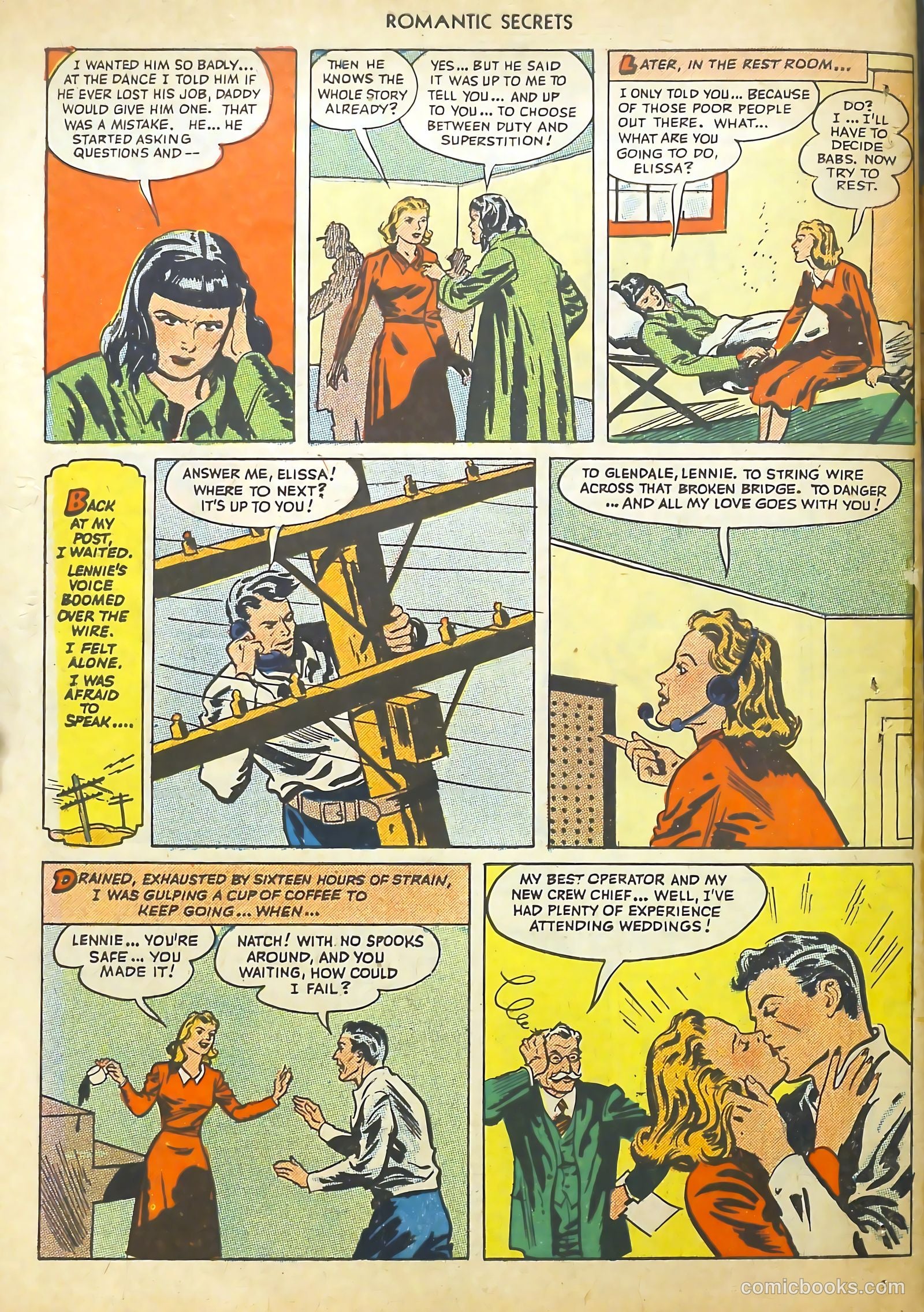 Romantic Secrets #1 (1949) — page 50 of 52