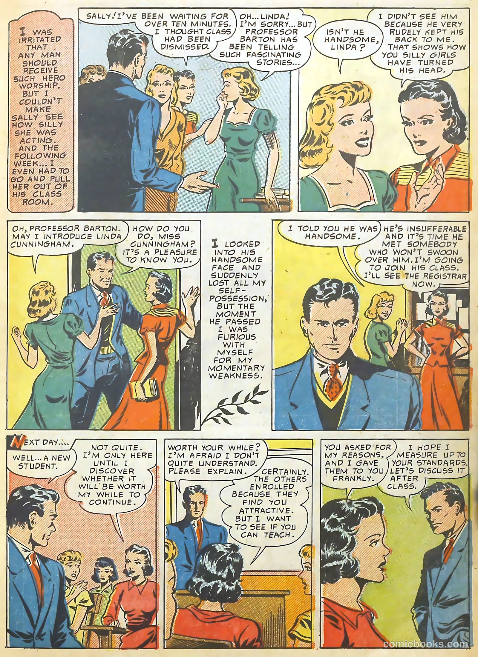 Romantic Secrets #10 (1950) — page 15 of 36