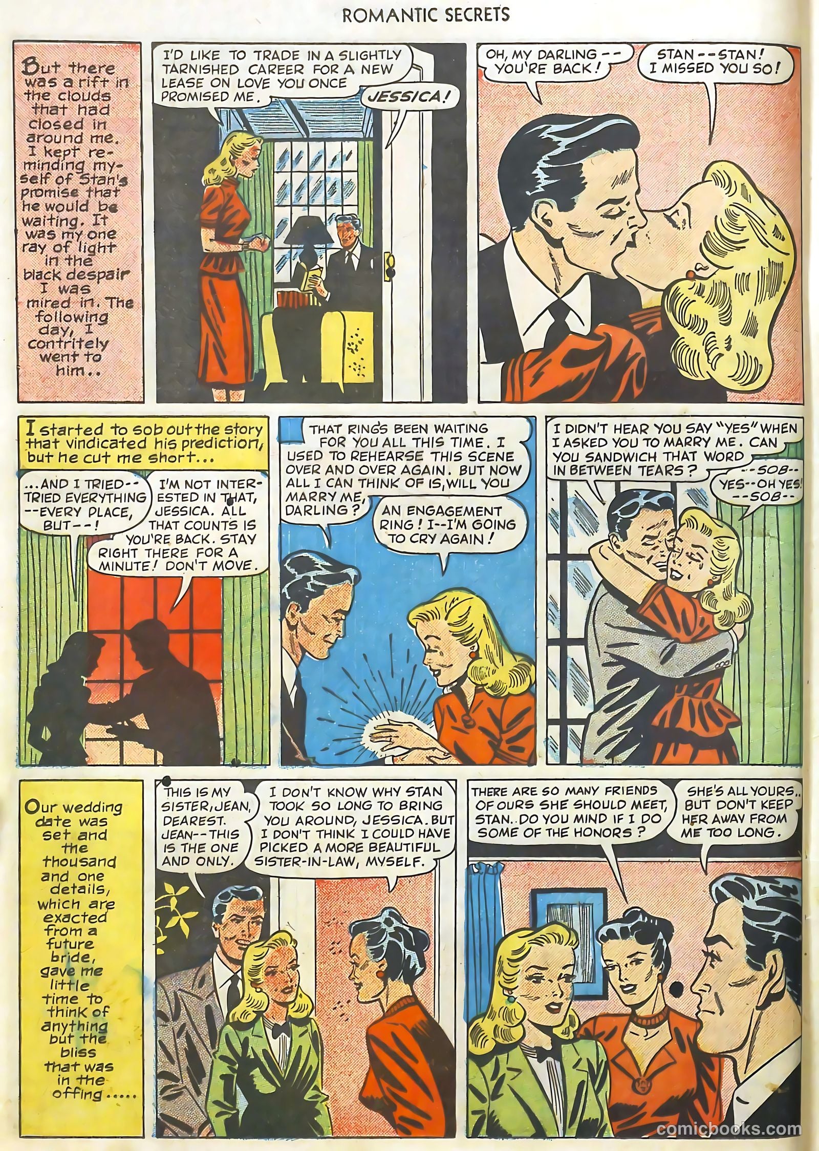 Romantic Secrets #11 (1950) — page 9 of 48