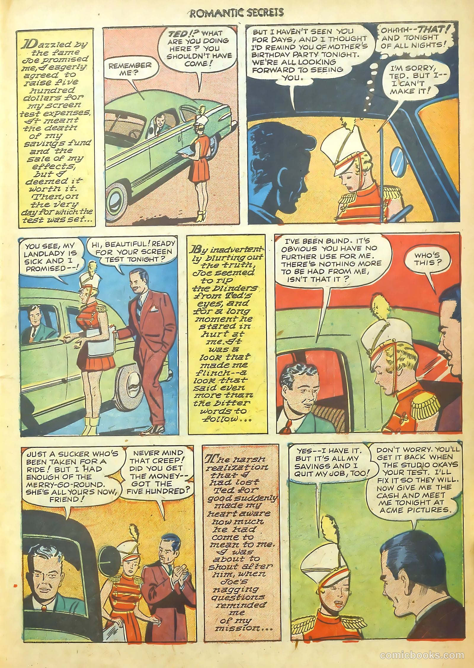 Romantic Secrets #12 (1950) — page 20 of 37