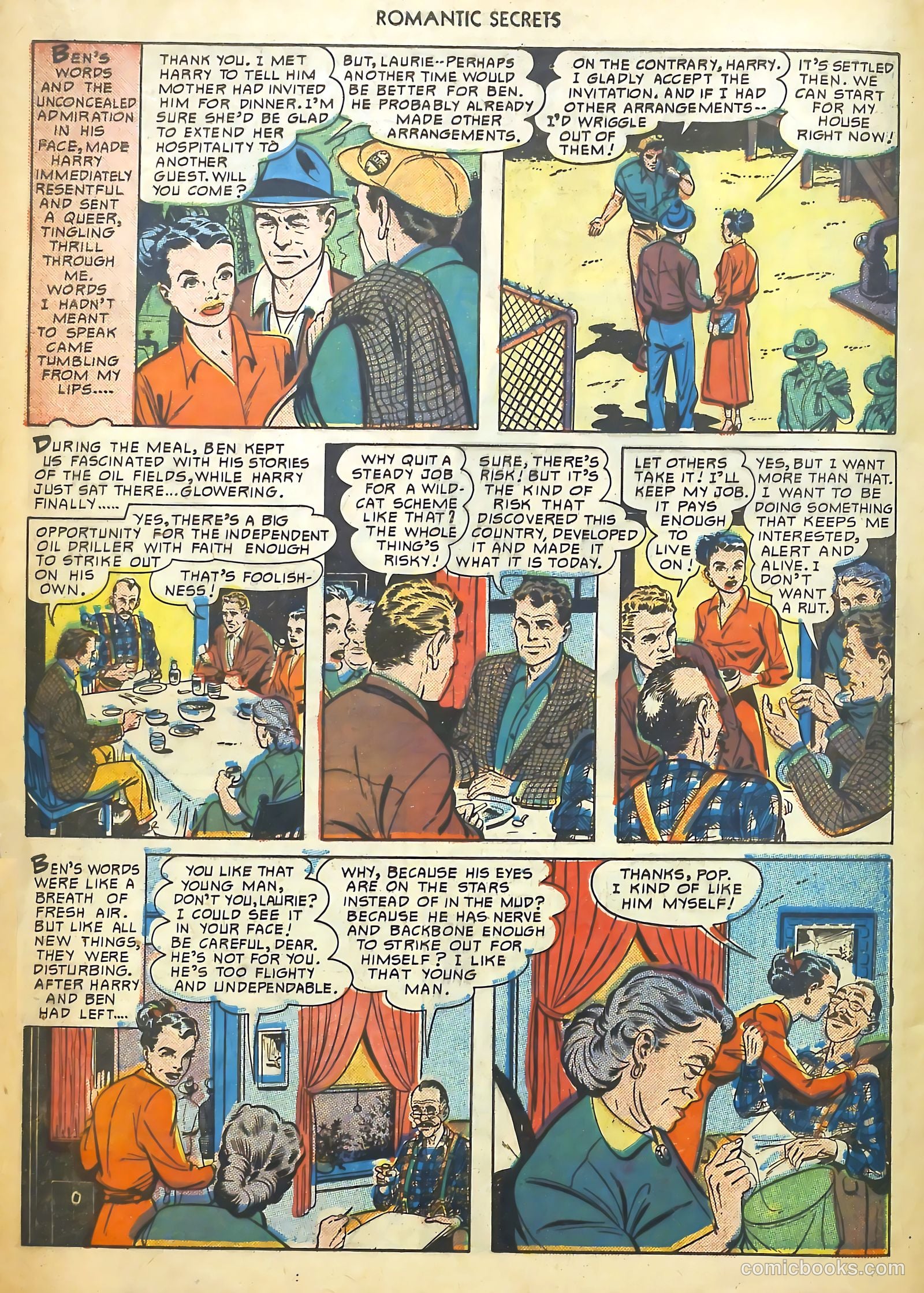 Romantic Secrets #12 (1950) — page 25 of 37