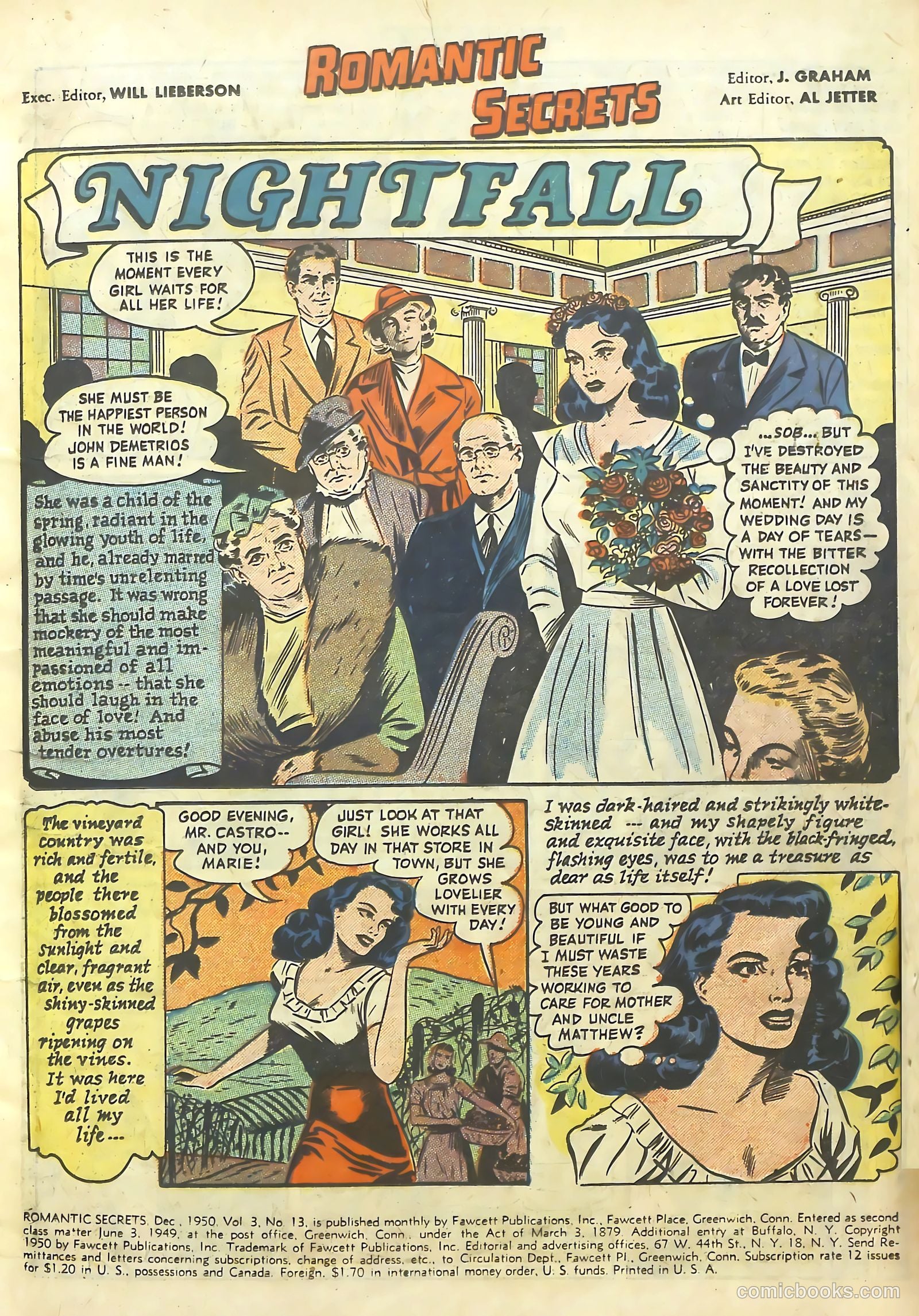 Romantic Secrets #13 (1950) — page 4 of 37