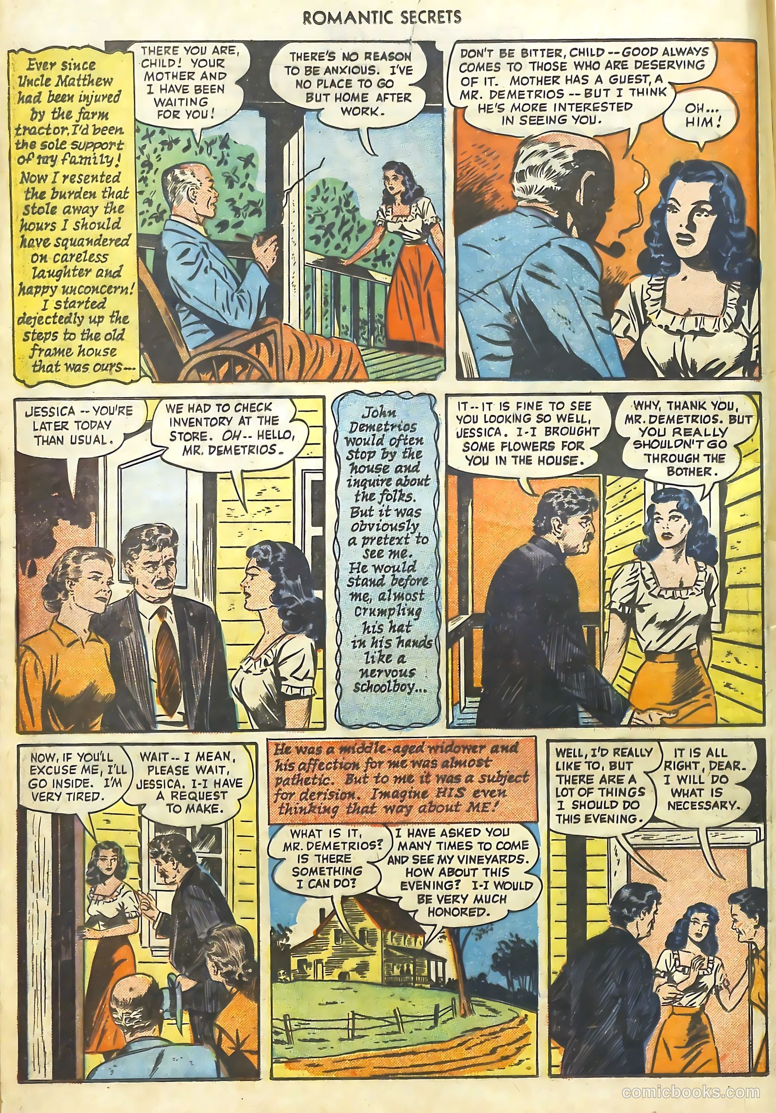 Romantic Secrets #13 (1950) — page 5 of 37