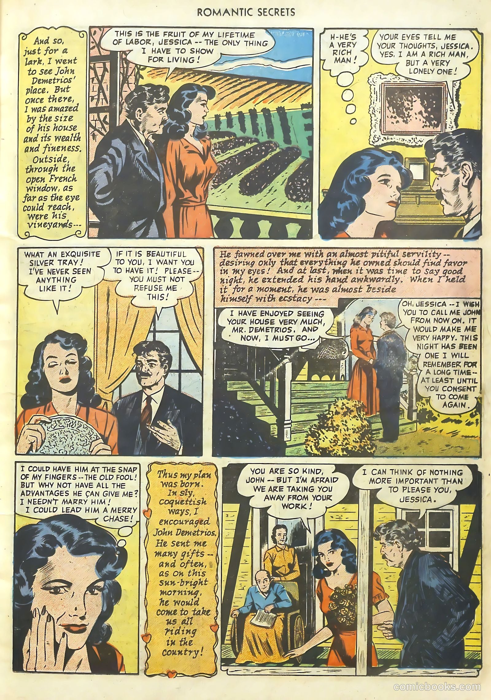 Romantic Secrets #13 (1950) — page 6 of 37