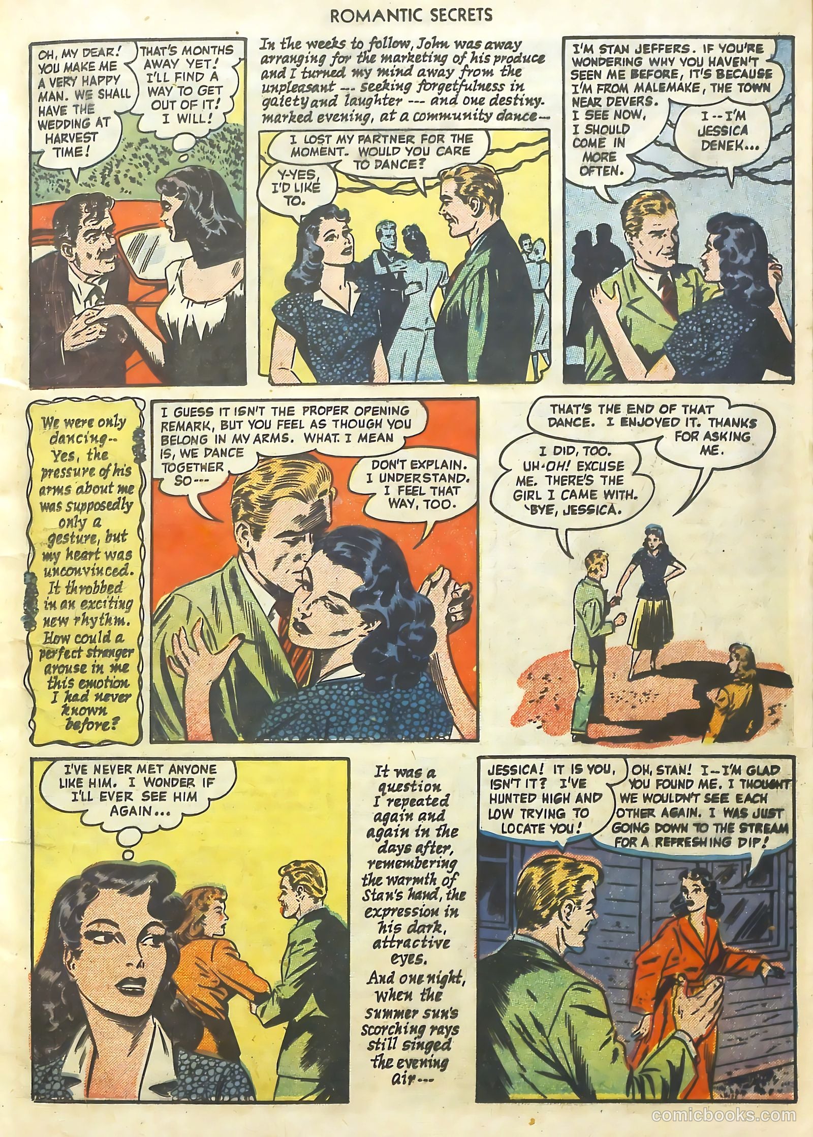 Romantic Secrets #13 (1950) — page 8 of 37