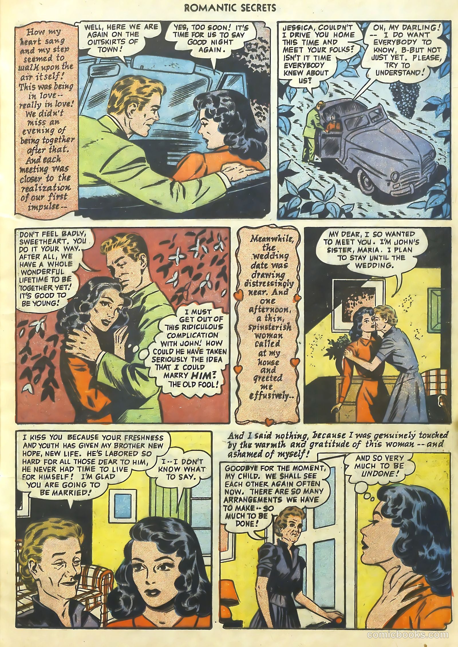 Romantic Secrets #13 (1950) — page 10 of 37