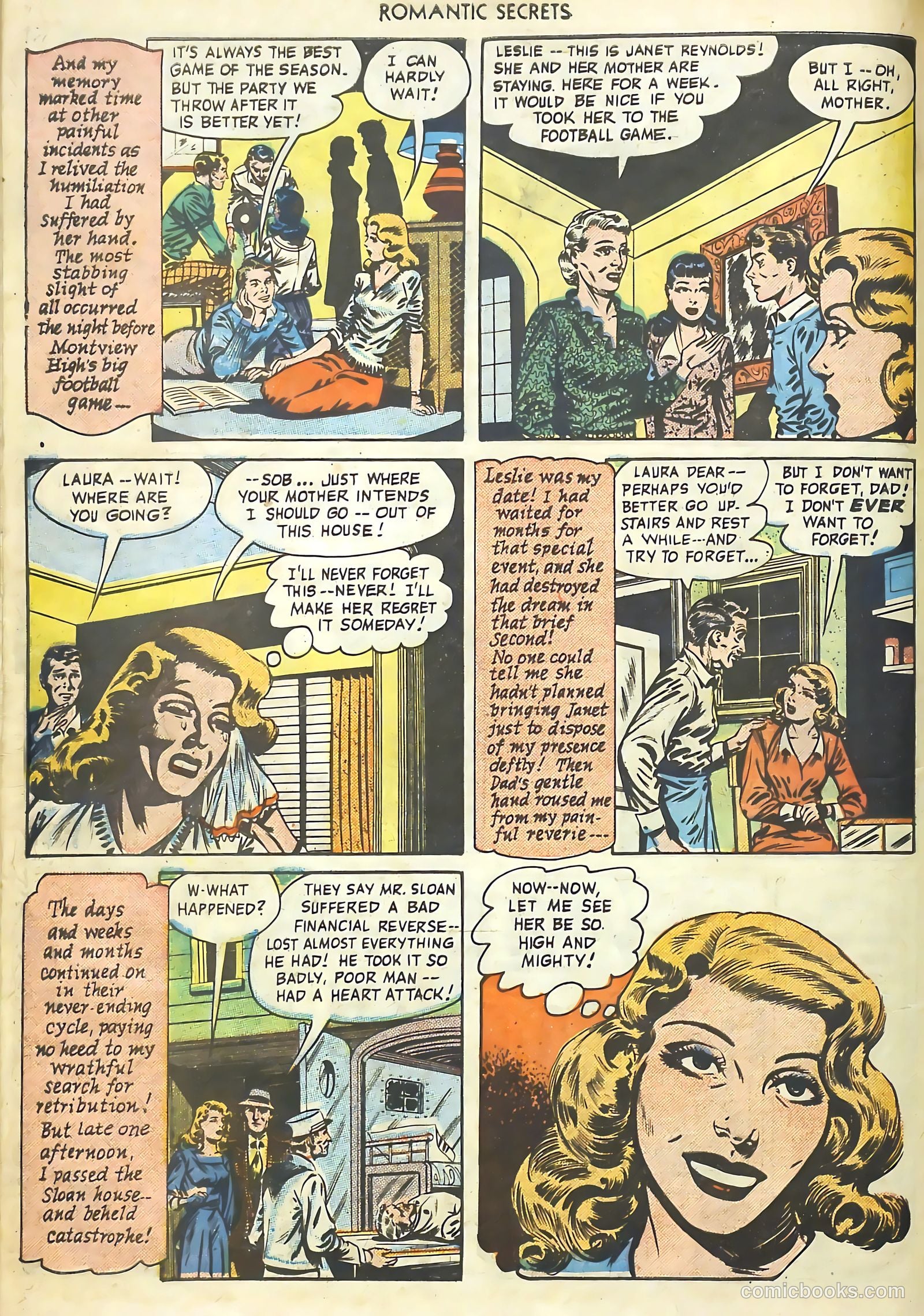 Romantic Secrets #13 (1950) — page 17 of 37