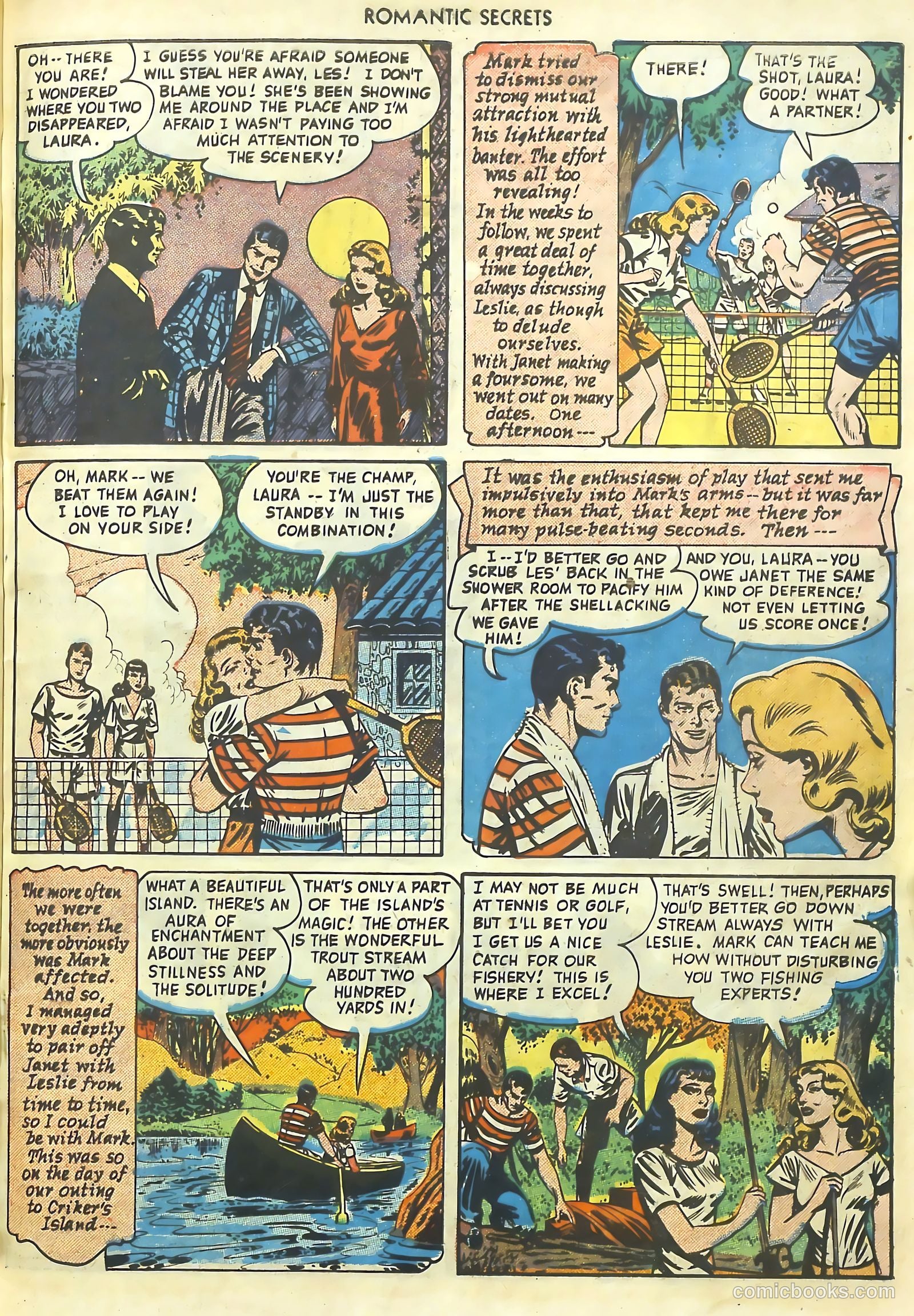 Romantic Secrets #13 (1950) — page 22 of 37