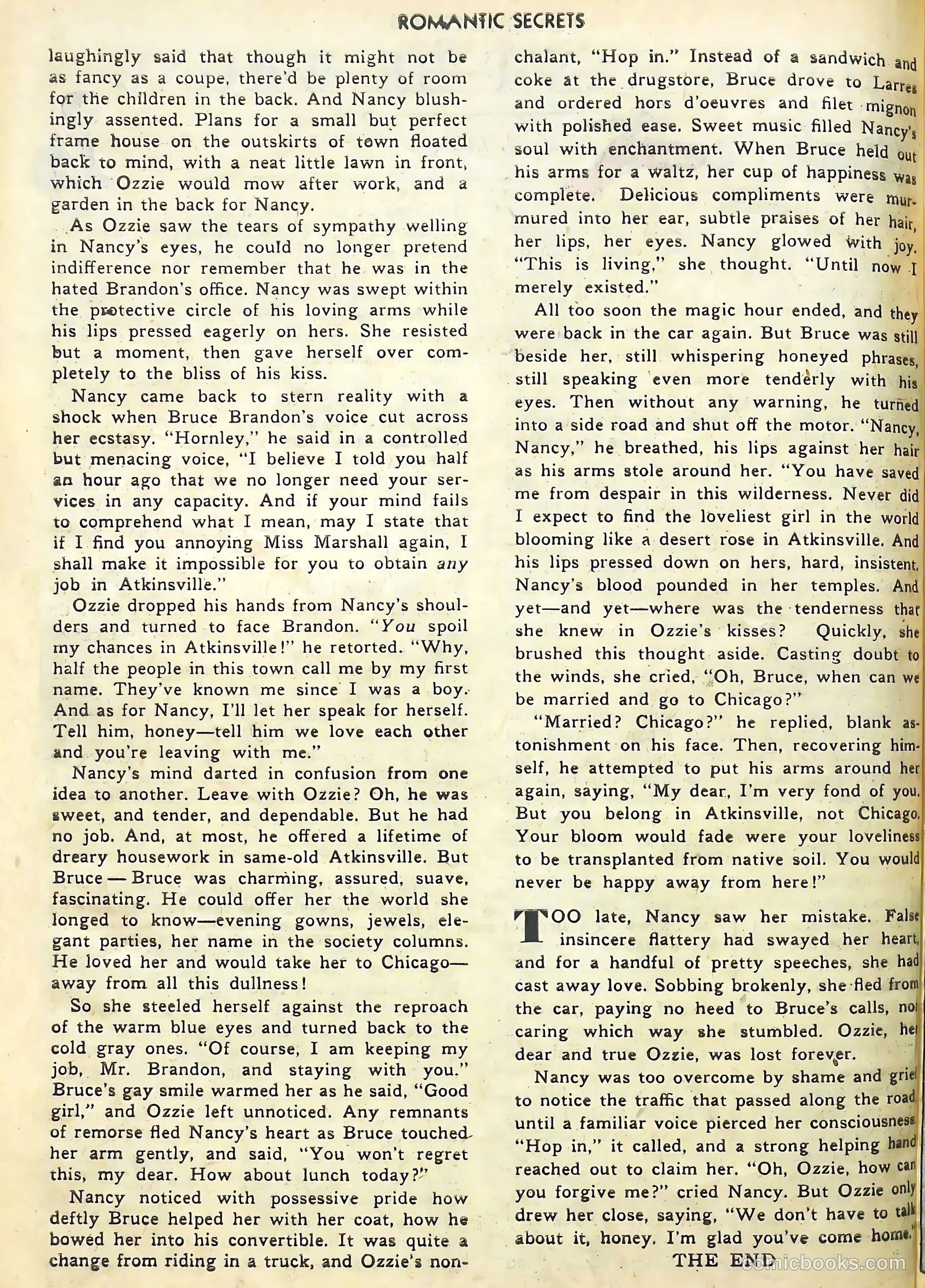 Romantic Secrets #13 (1950) — page 27 of 37