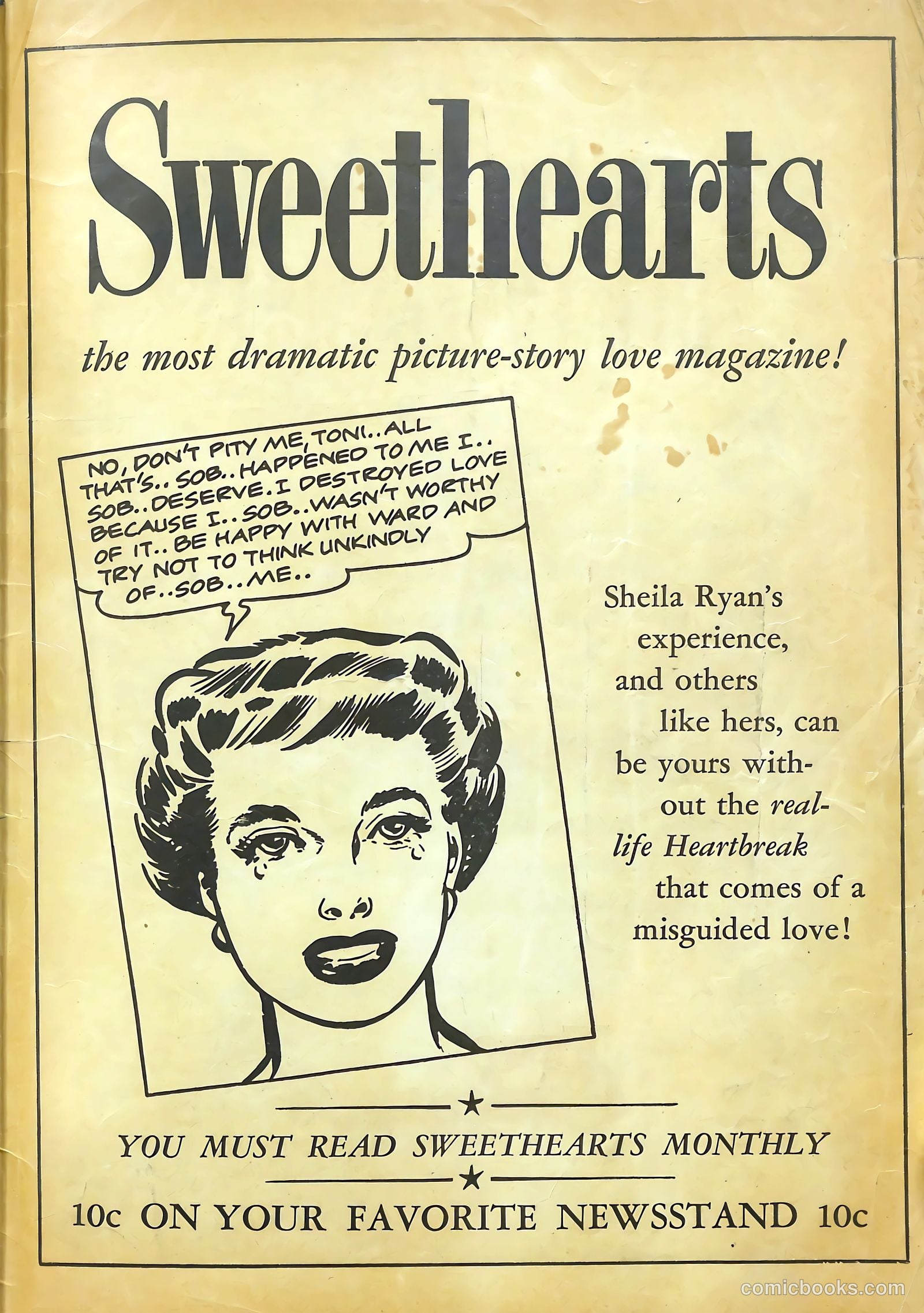Romantic Secrets #13 (1950) — page 36 of 37