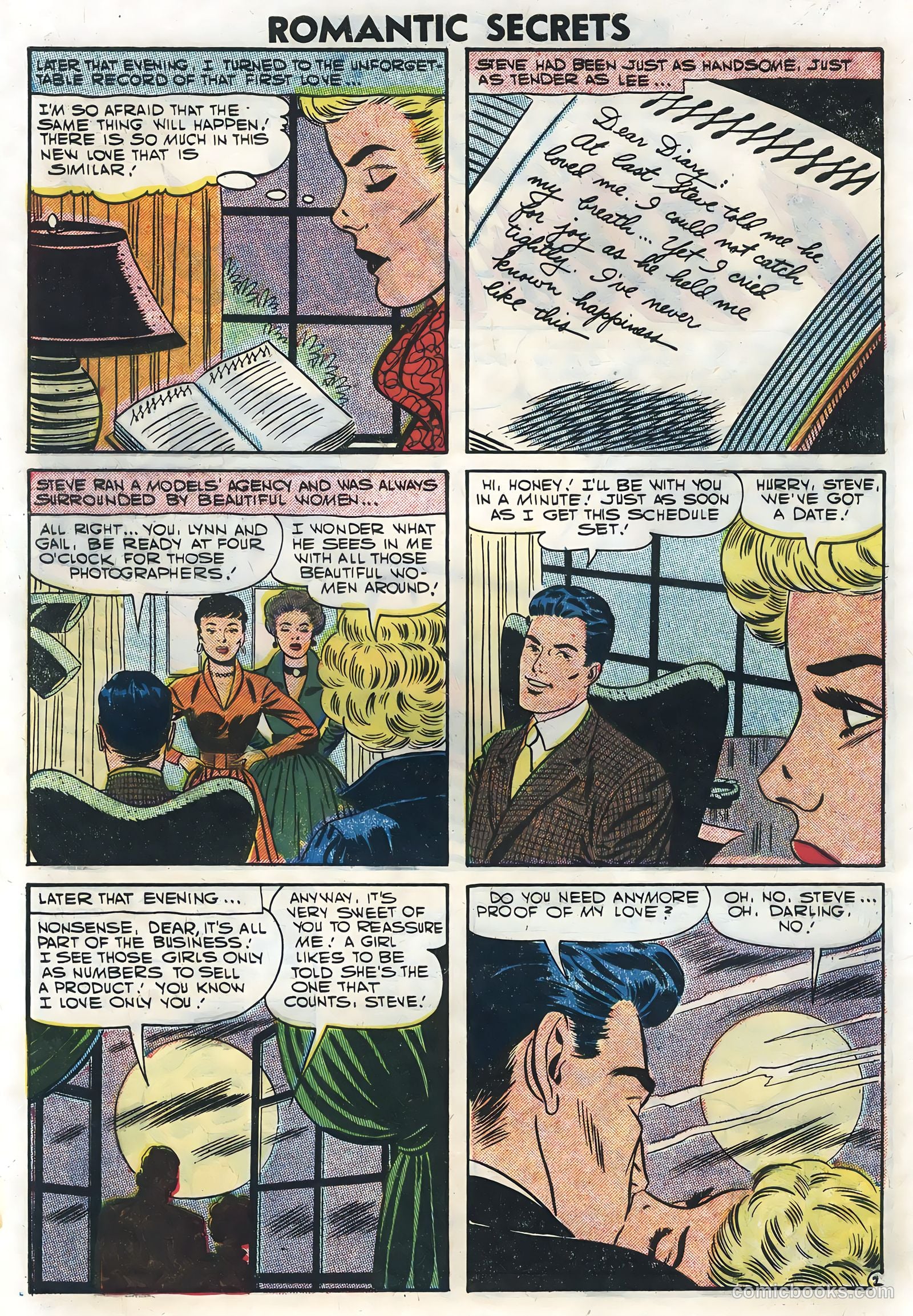Romantic Secrets #13 (1957) — page 4 of 36