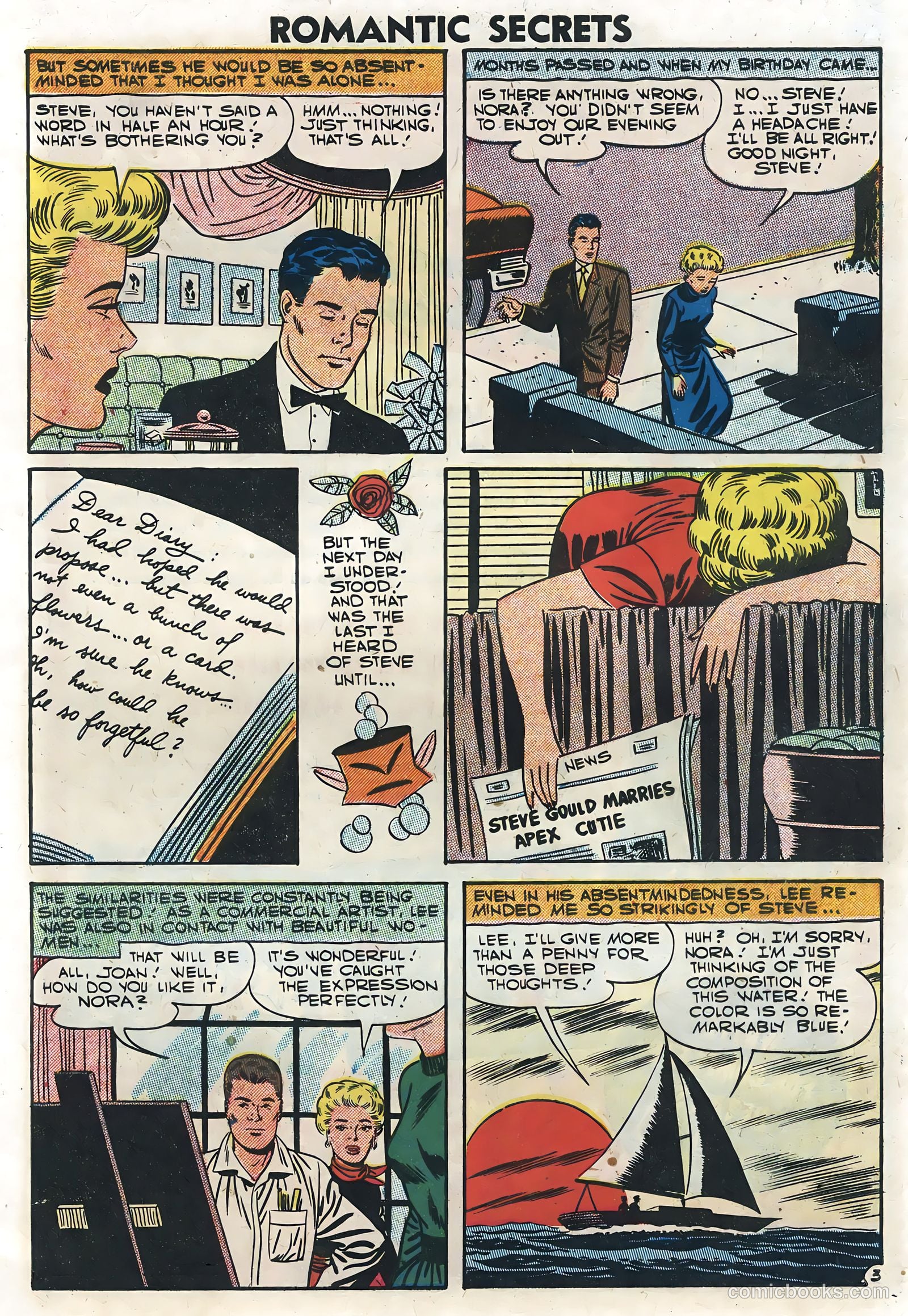 Romantic Secrets #13 (1957) — page 5 of 36