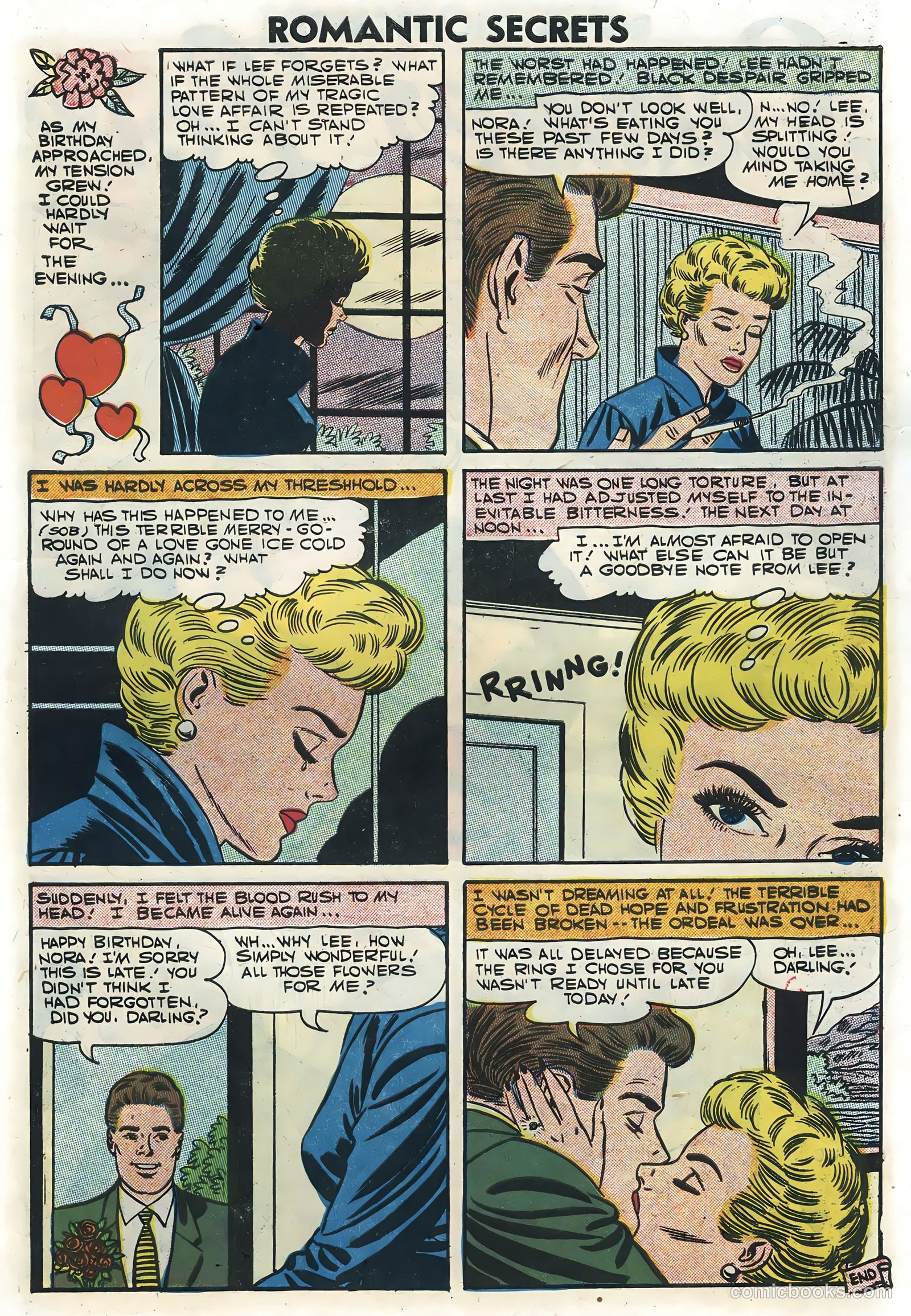 Romantic Secrets #13 (1957) — page 7 of 36