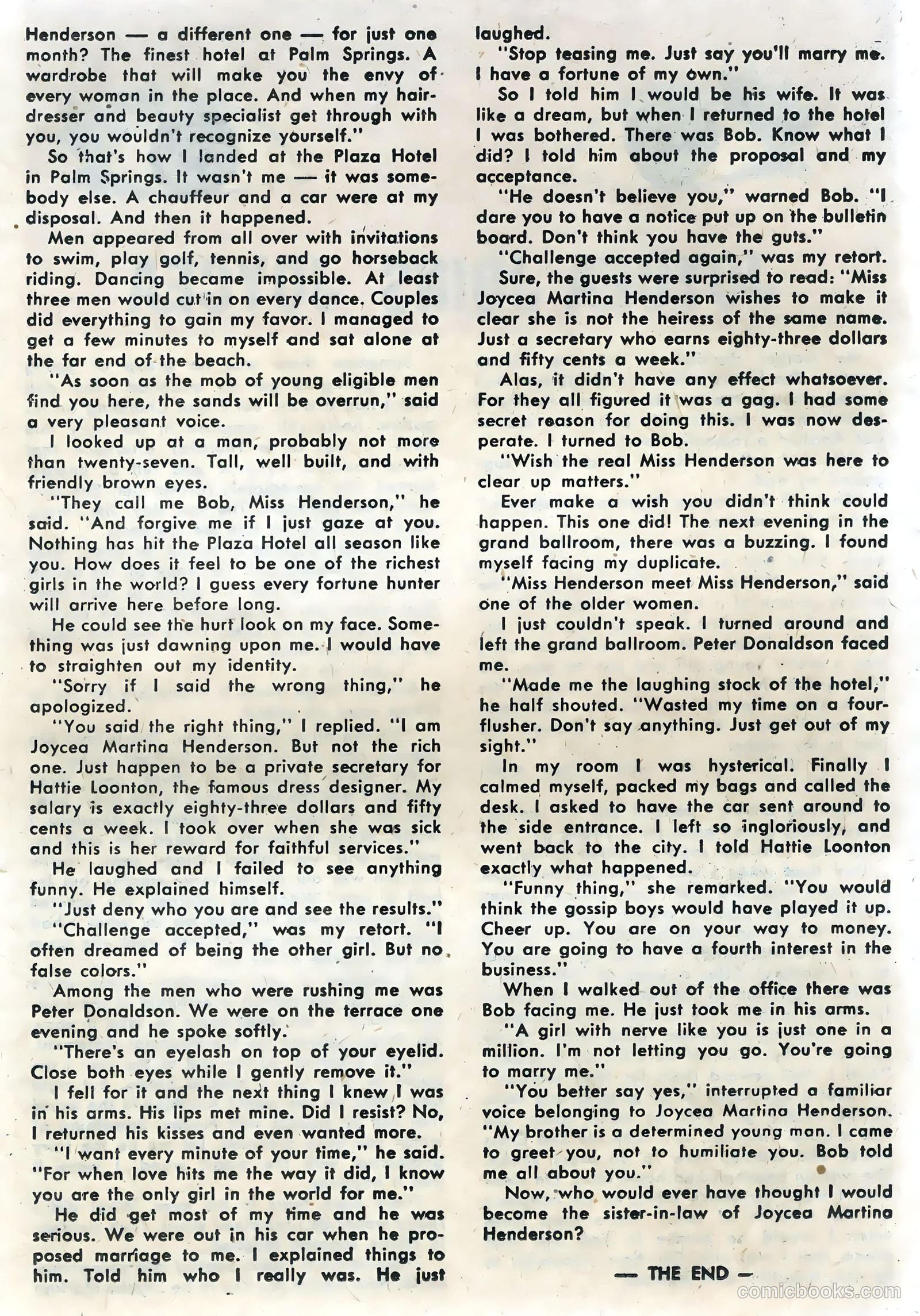 Romantic Secrets #13 (1957) — page 20 of 36