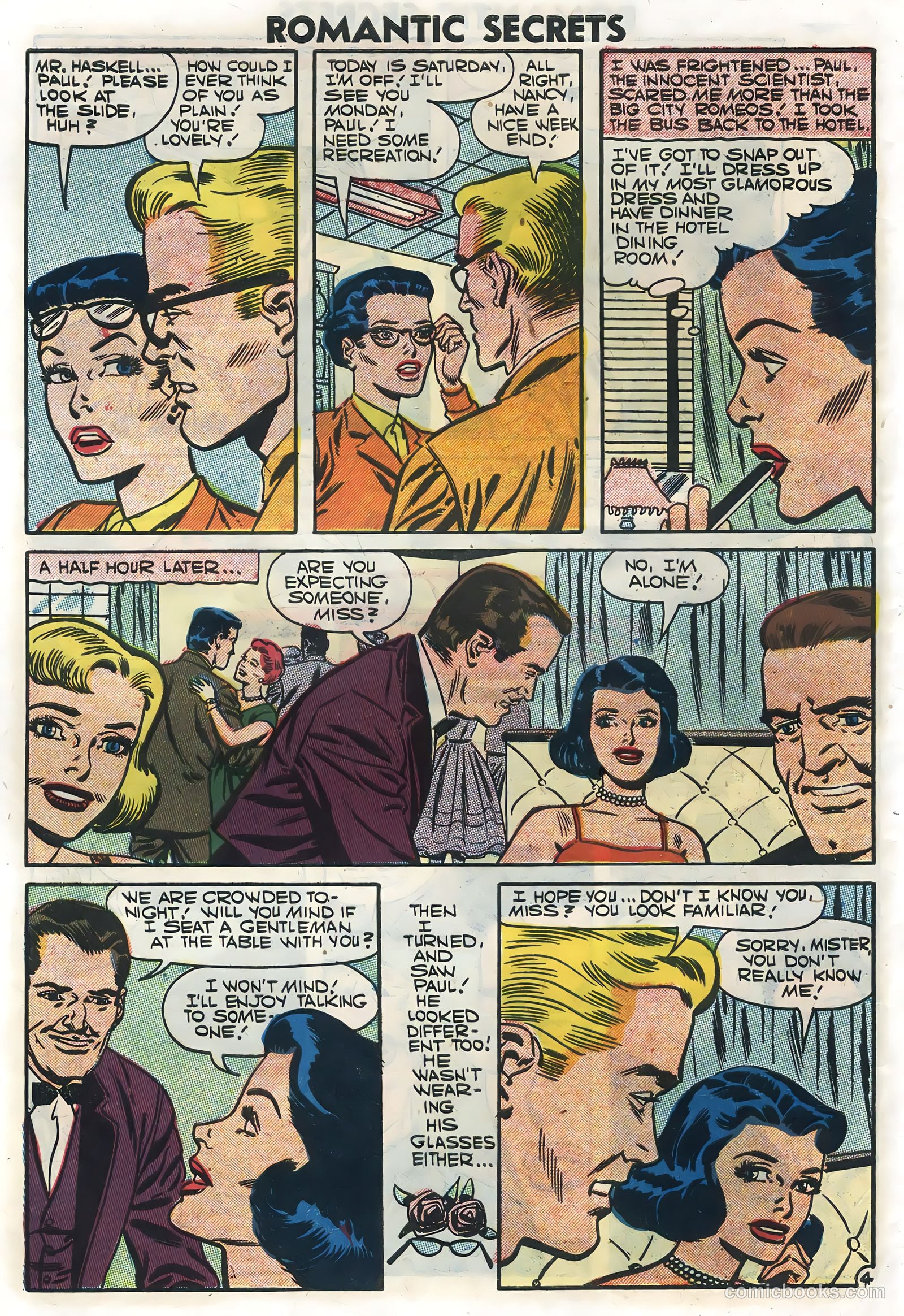 Romantic Secrets #13 (1957) — page 30 of 36