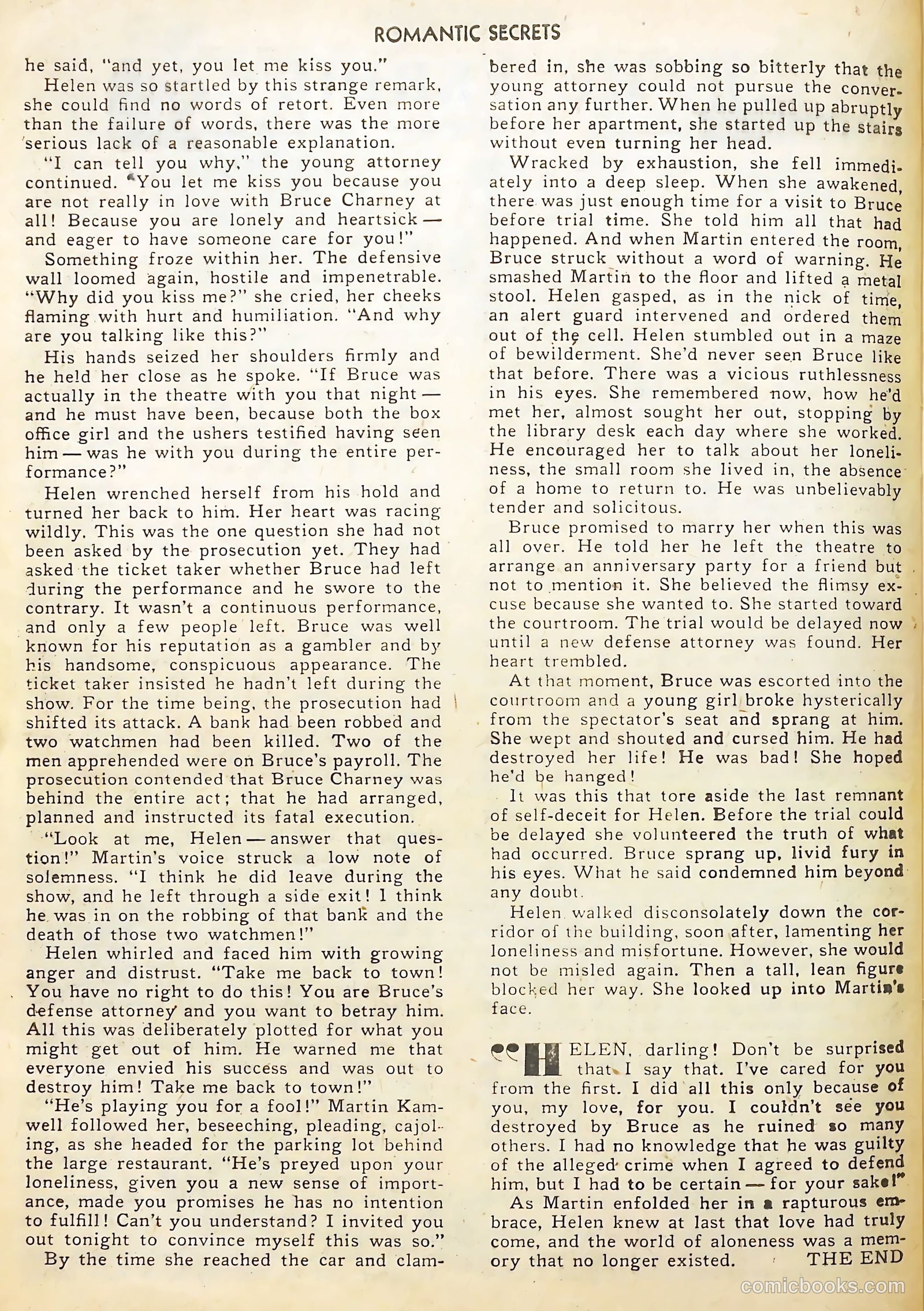 Romantic Secrets #14 (1951) — page 24 of 36