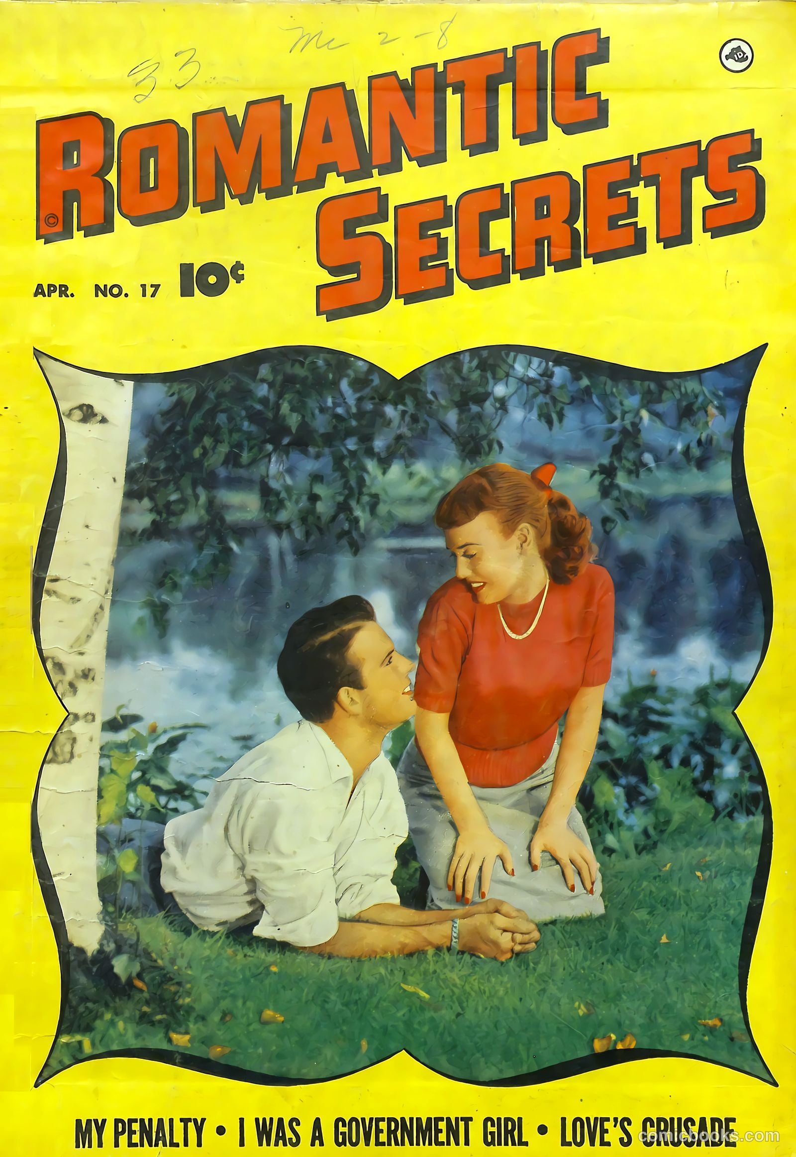 Romantic Secrets #17 cover