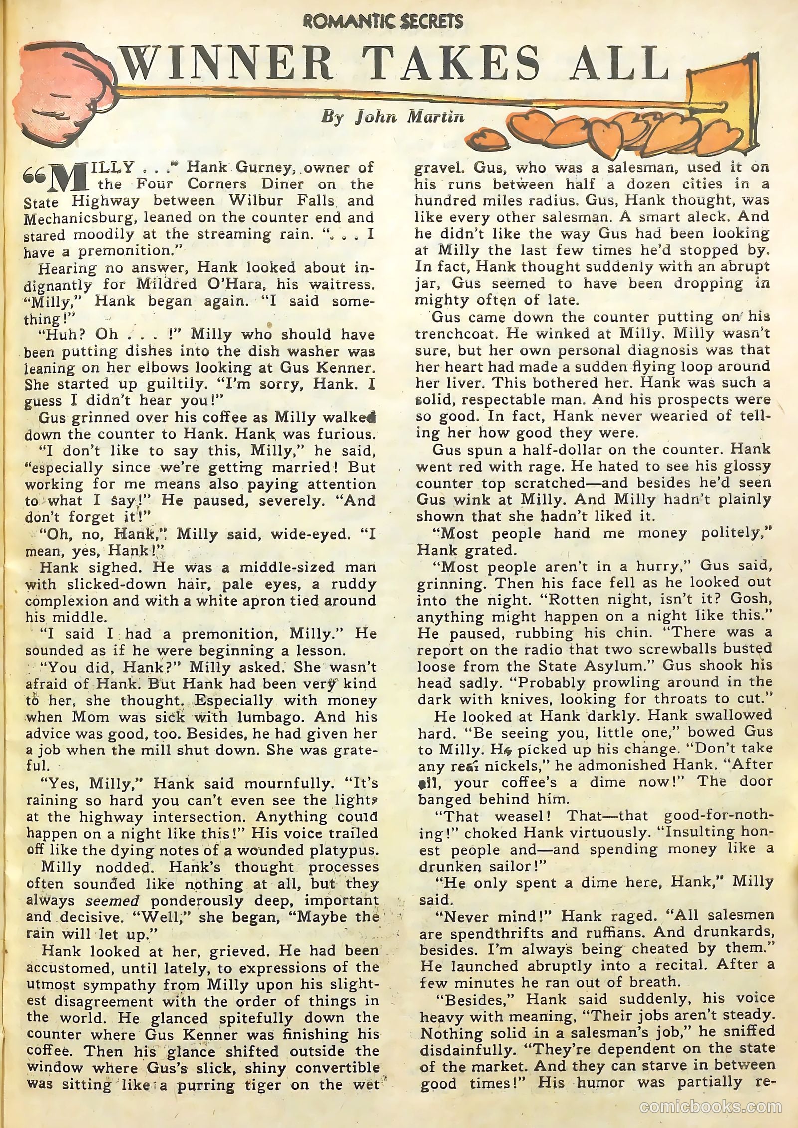 Romantic Secrets #17 (1951) — page 25 of 36