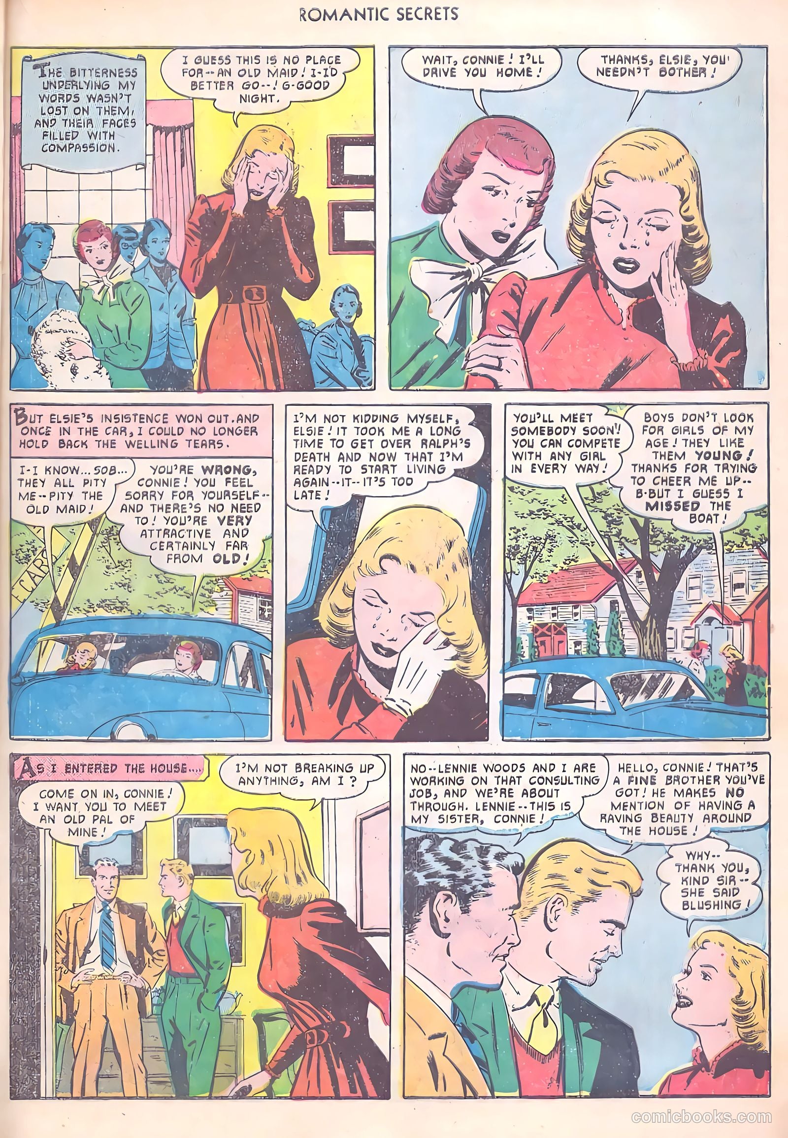 Romantic Secrets #19 (1951) — page 15 of 36