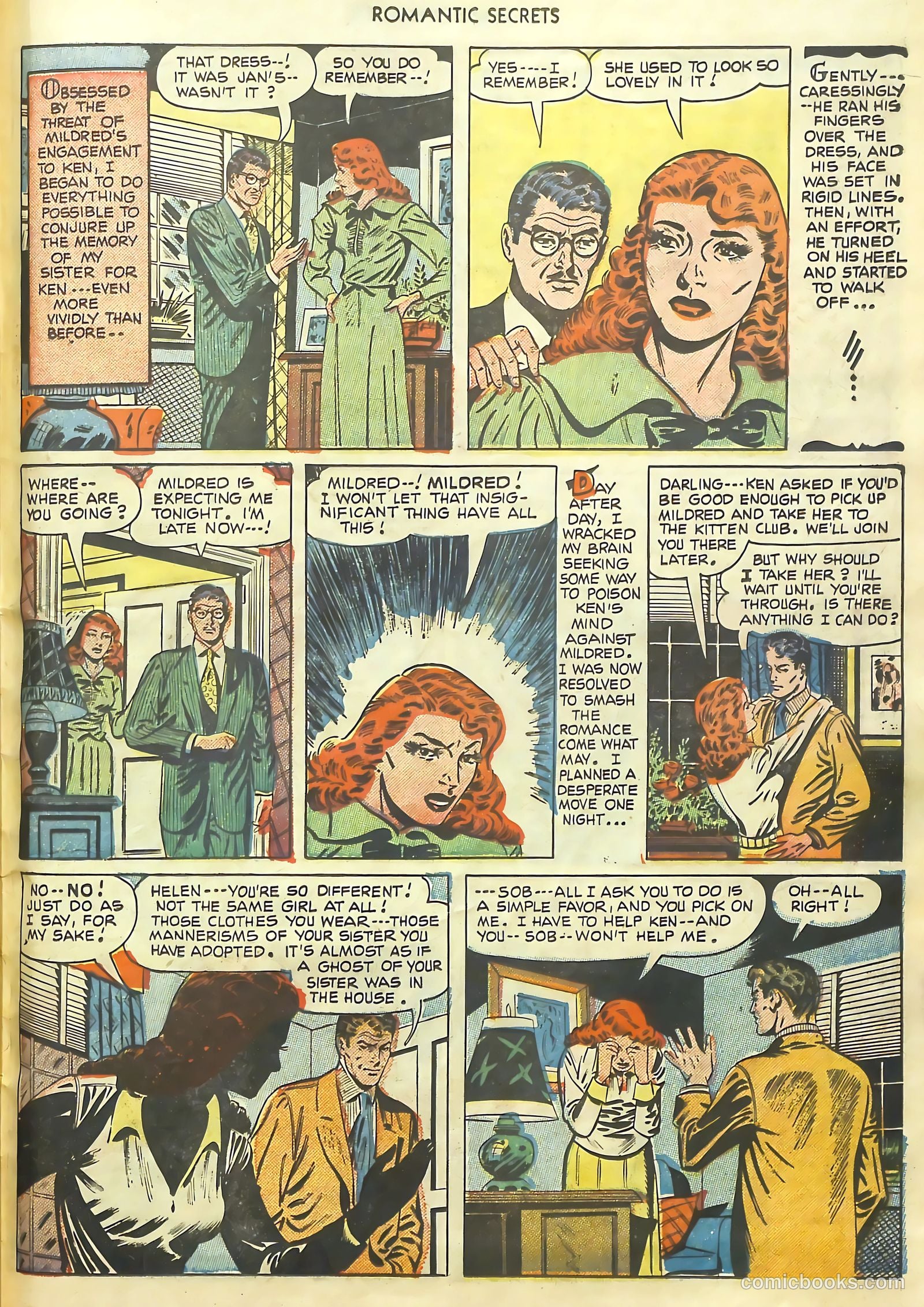 Romantic Secrets #20 (1951) — page 32 of 37