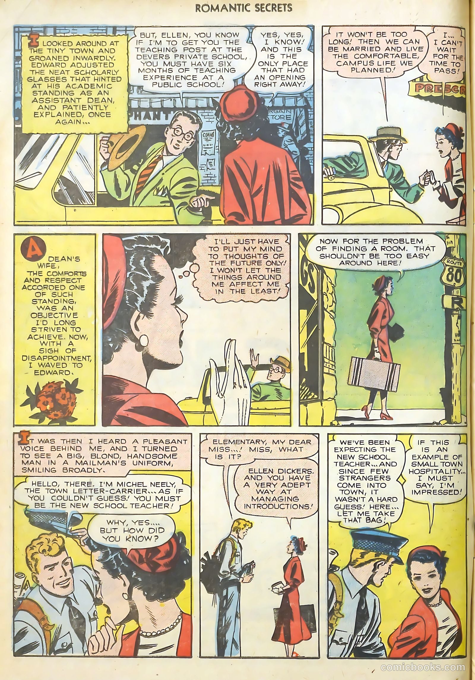 Romantic Secrets #21 (1951) — page 4 of 36