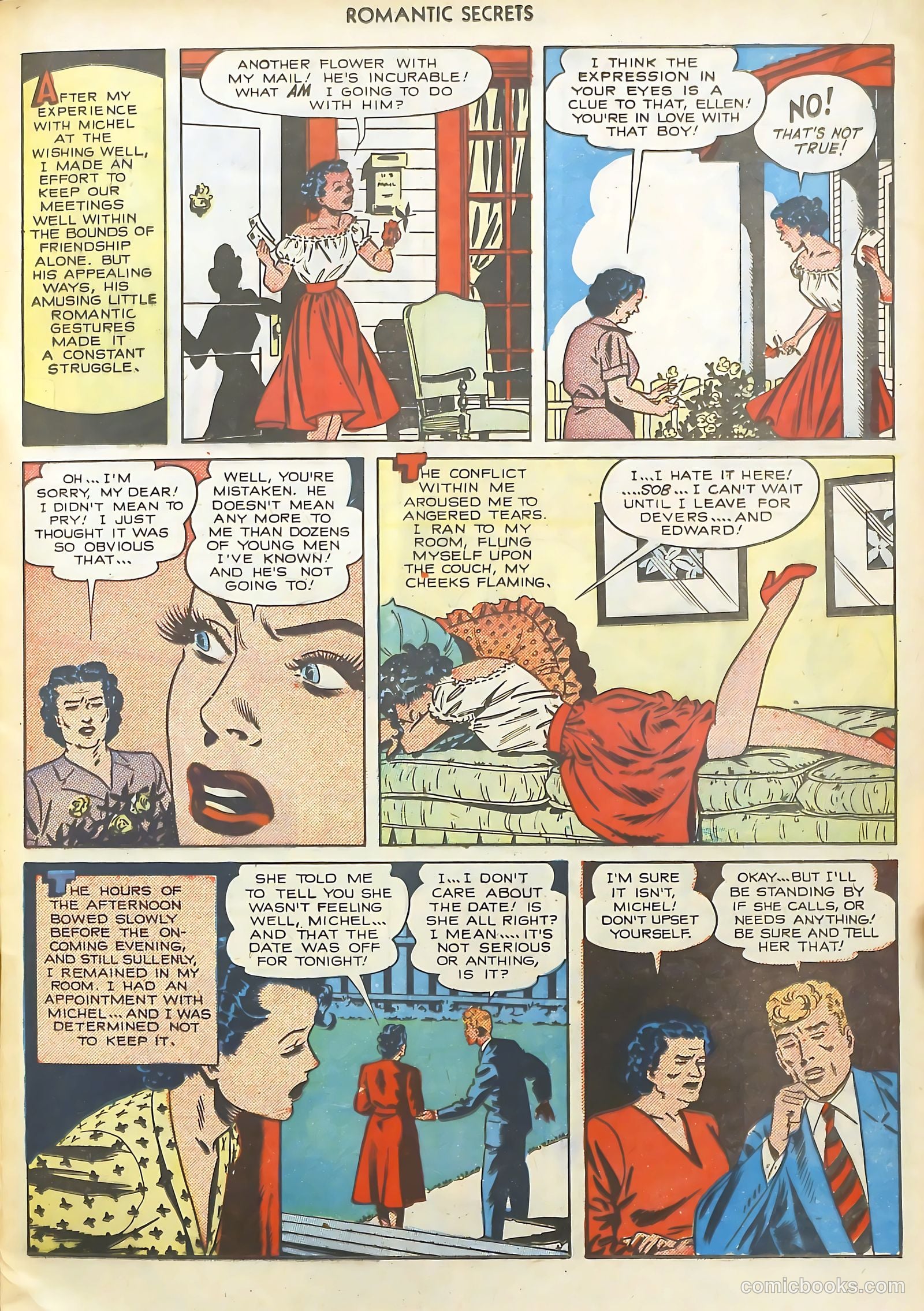 Romantic Secrets #21 (1951) — page 9 of 36