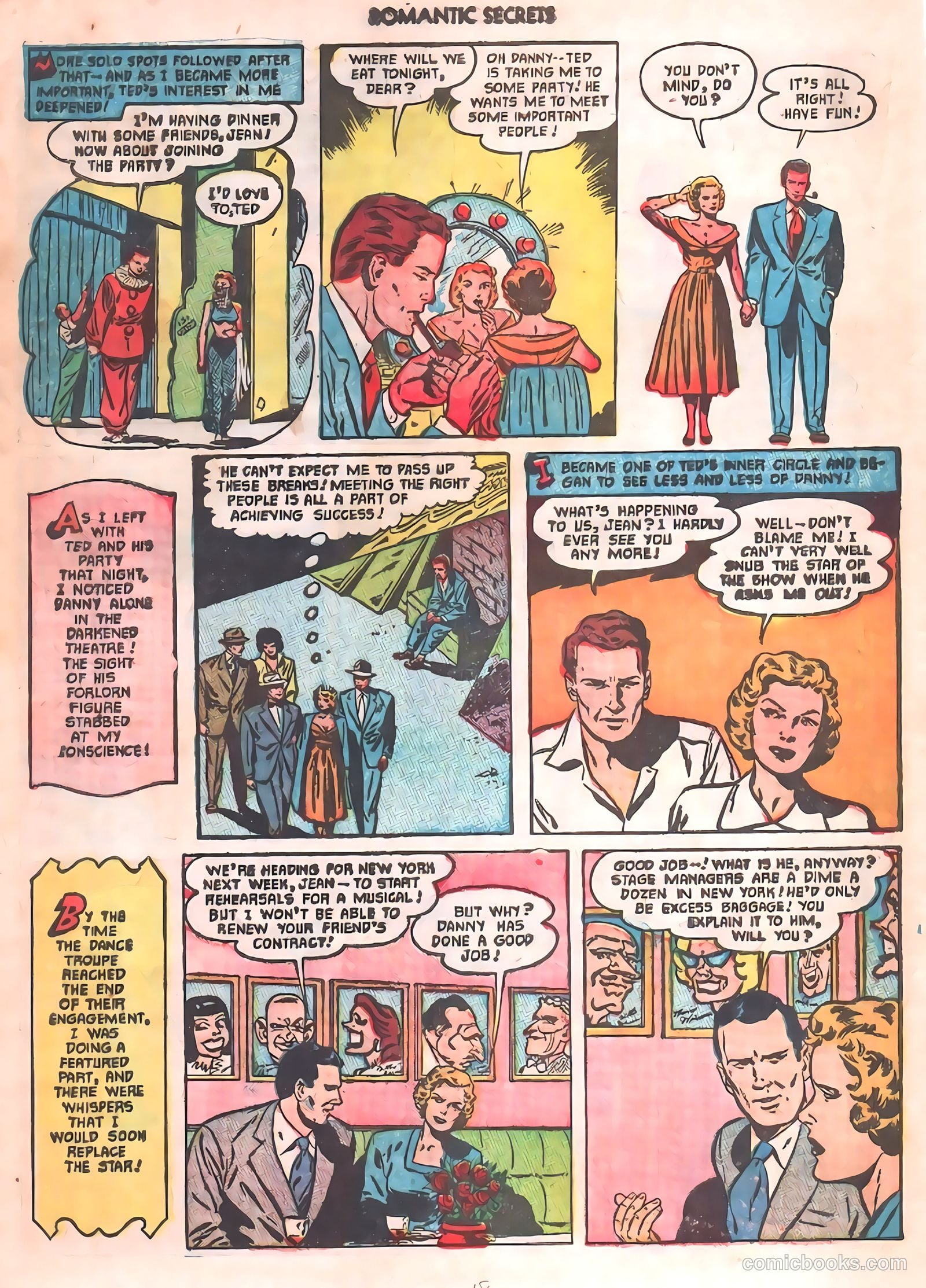 Romantic Secrets #22 (1951) — page 18 of 36